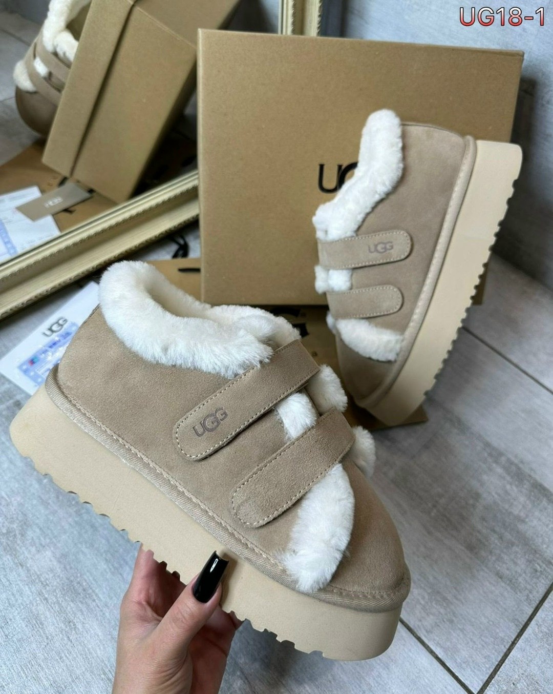 угги женские,угги натуральные,угги ugg,угги женский ugg бежевый лайт замша натуральная демисезон без застёжки,зимние угги