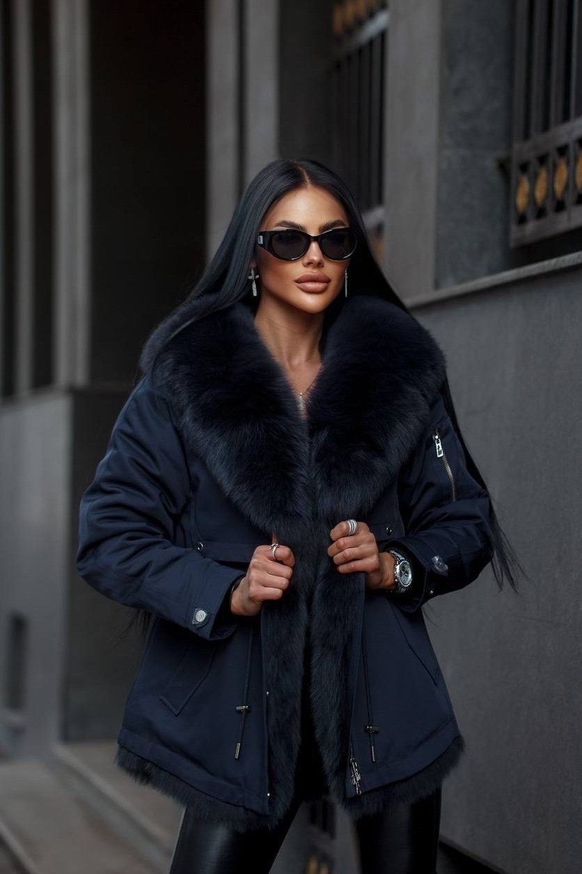 парка с натуральным мехом schikui_shop_furs цвет темно-синий,парка с натуральным мехом schikui_shop_furs,парка зимняя с натуральным мехом schikui_shop_furs,дита фурс парка,парка с натуральным мехом пе