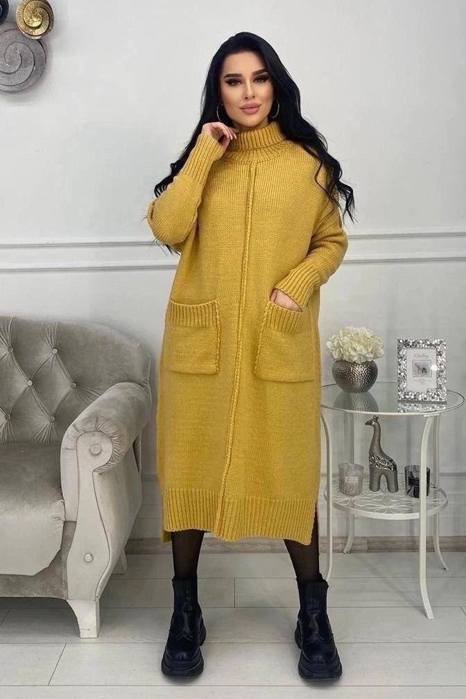 трикотажное платье оверсайз,трикотажное платье теплое,платье вязаное,вязаное платье теплое,трикотажное платье туника