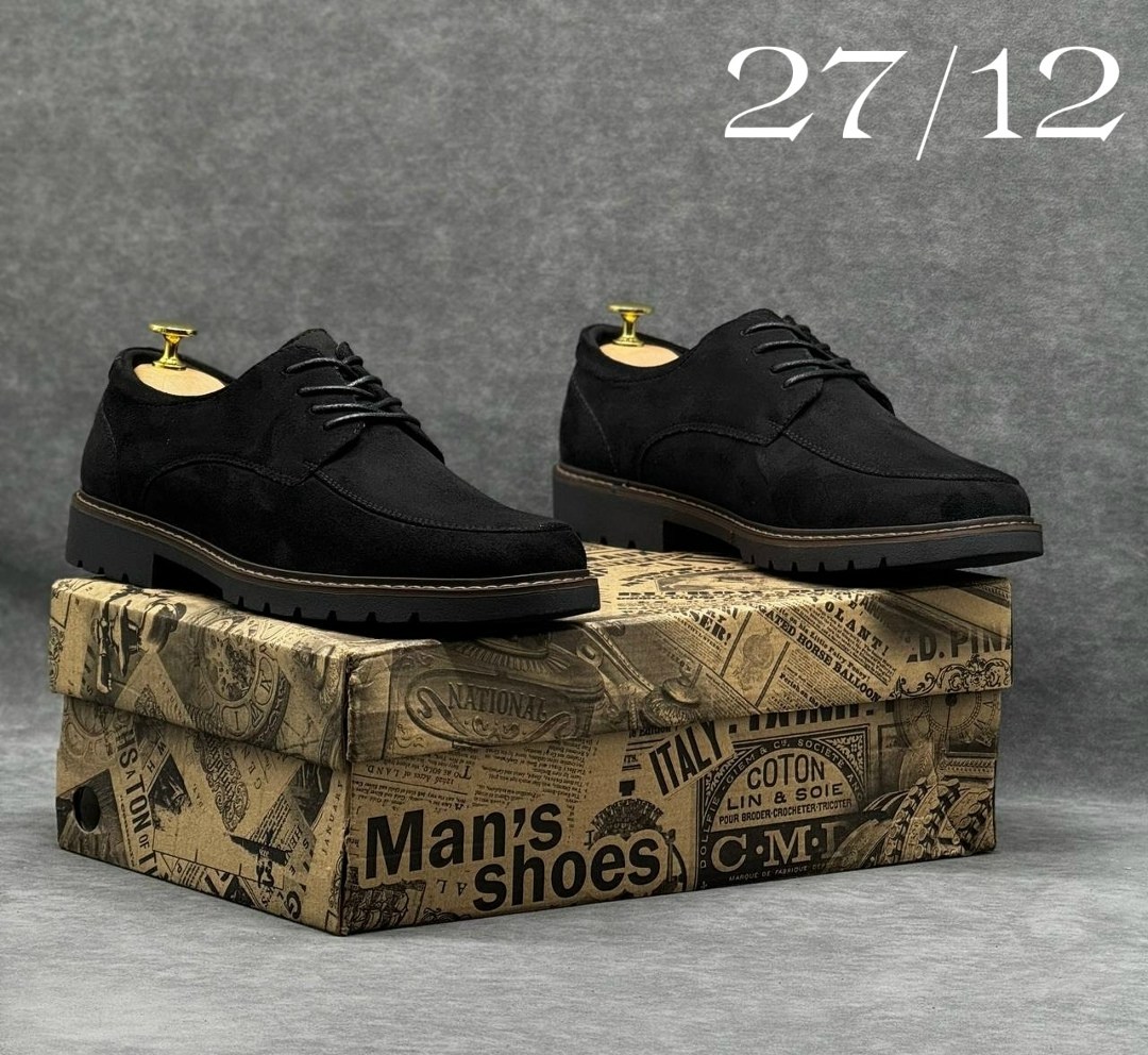 , мужская,туфли замшевые мужские,полуботинки мужские,повседневная