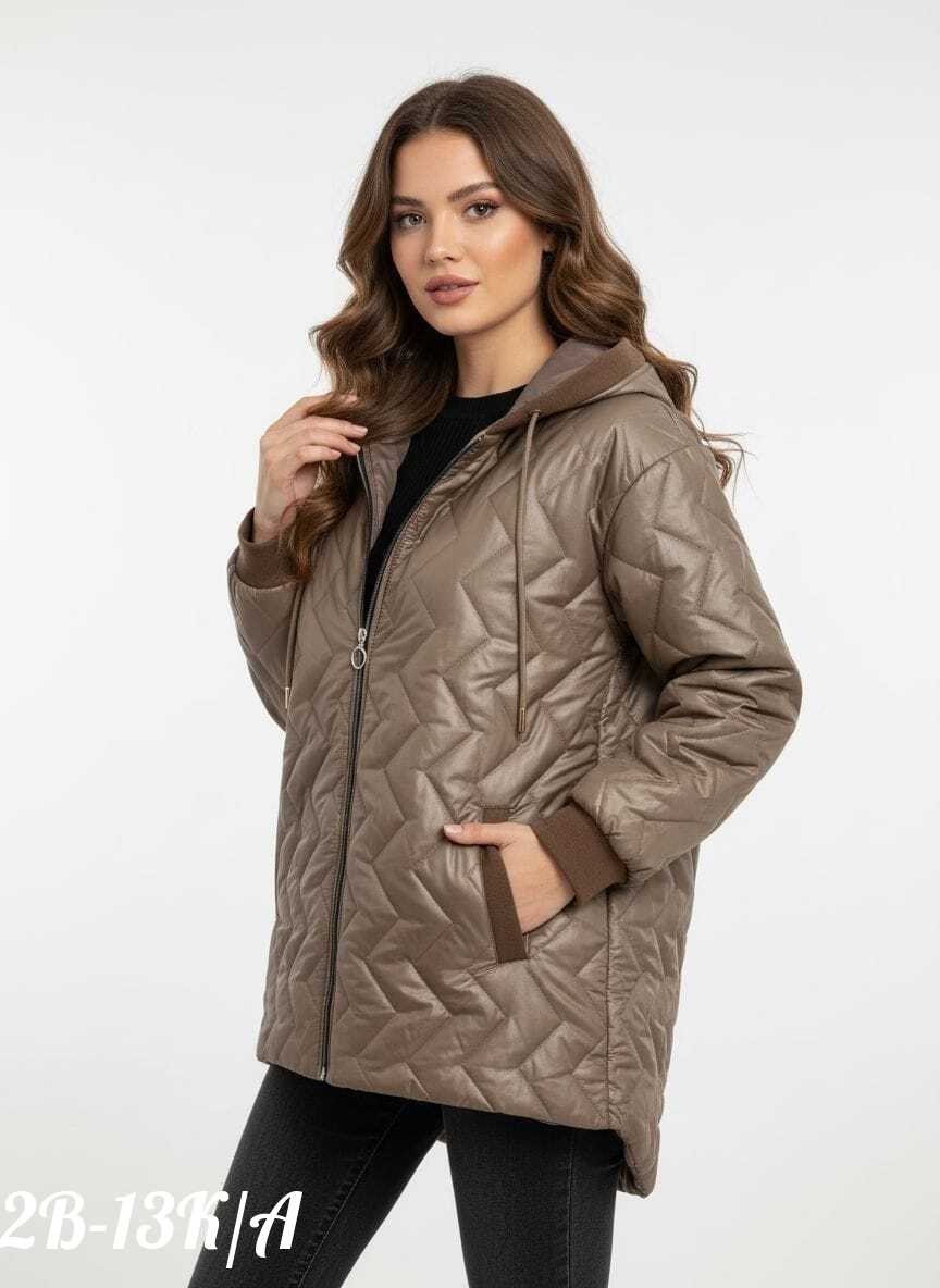 демисезонная куртка,модная куртка,куртка стеганая,куртка женская,удлиненная куртка