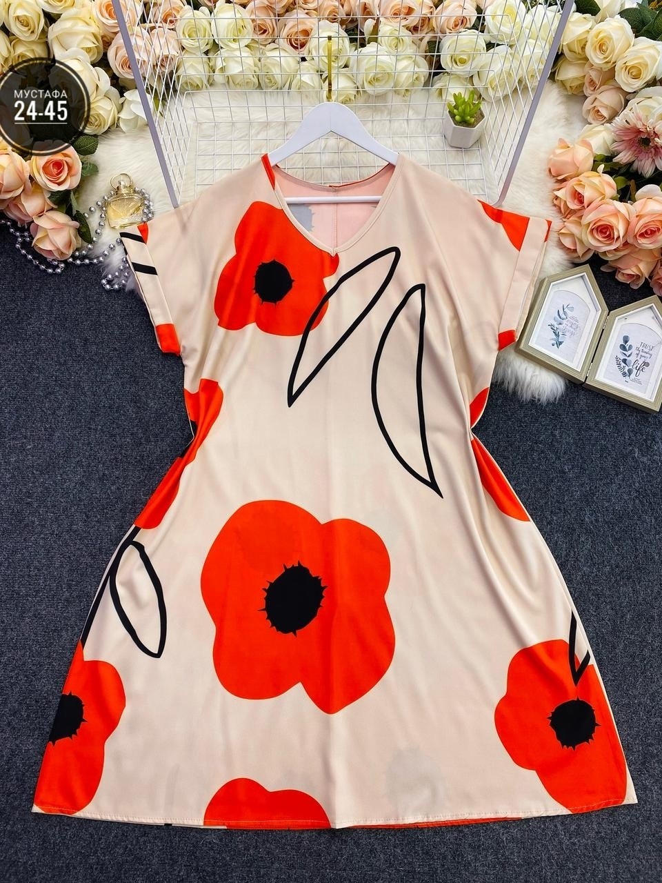 женское летнее платье,платье женская,платье cвободного кроя,женское платье больших размеров,платье туника