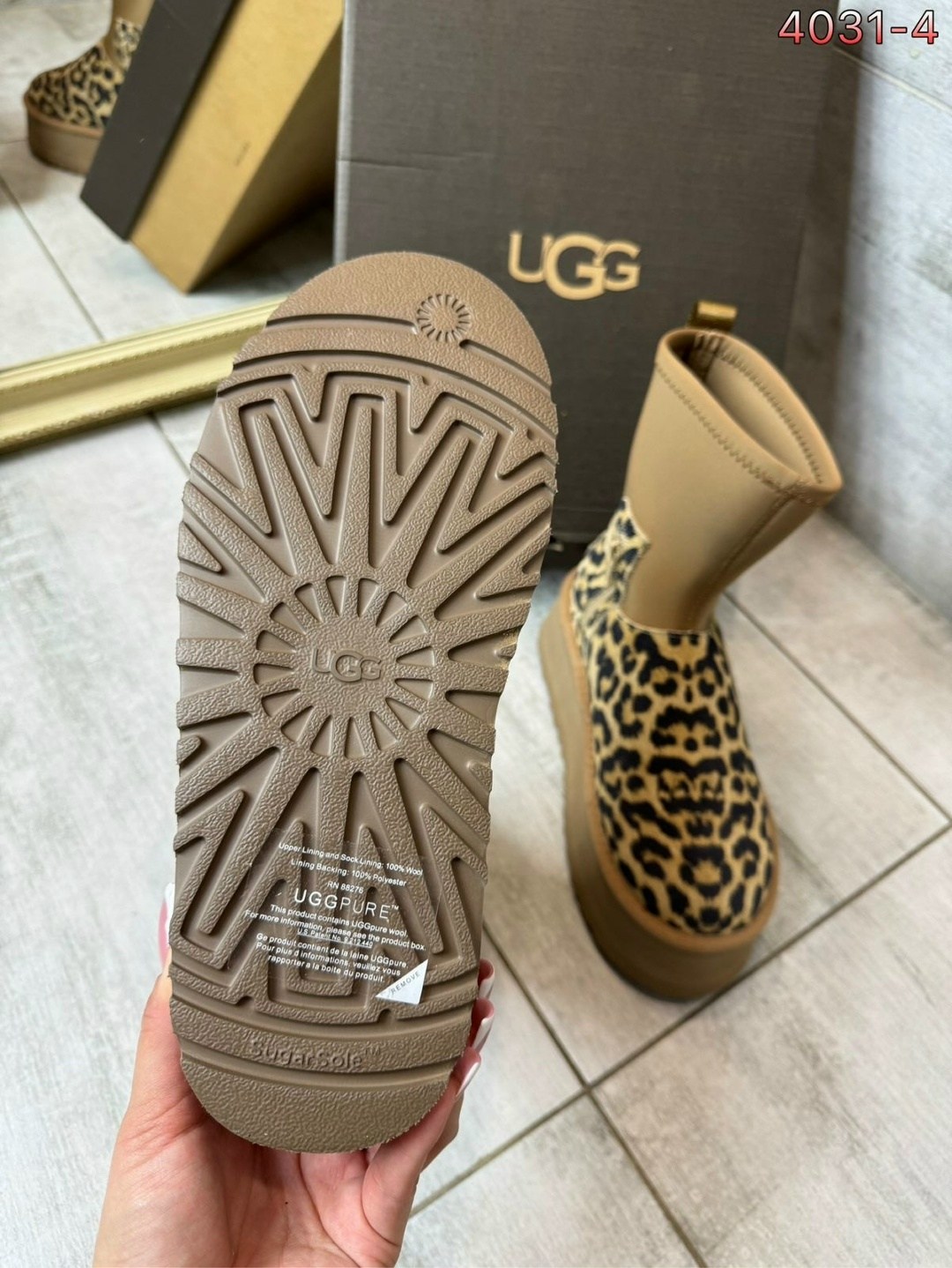 угги женские,леопардовые угги,угги,ugg женские угги леопардовые на платформе,