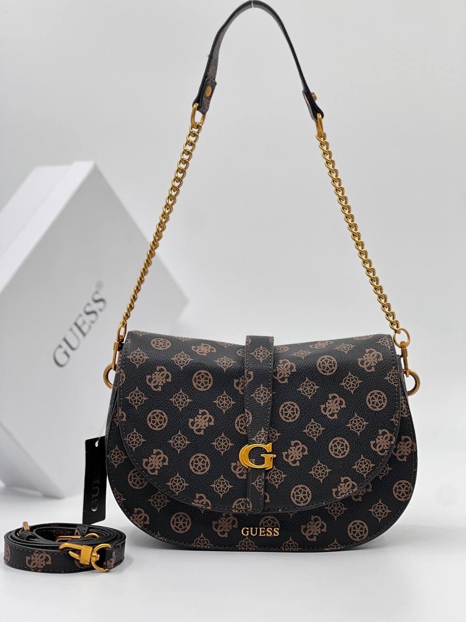 сумка женская guess,guess сумка на плечо,сумка guess,сумка седло guess,guess сумка через плечо