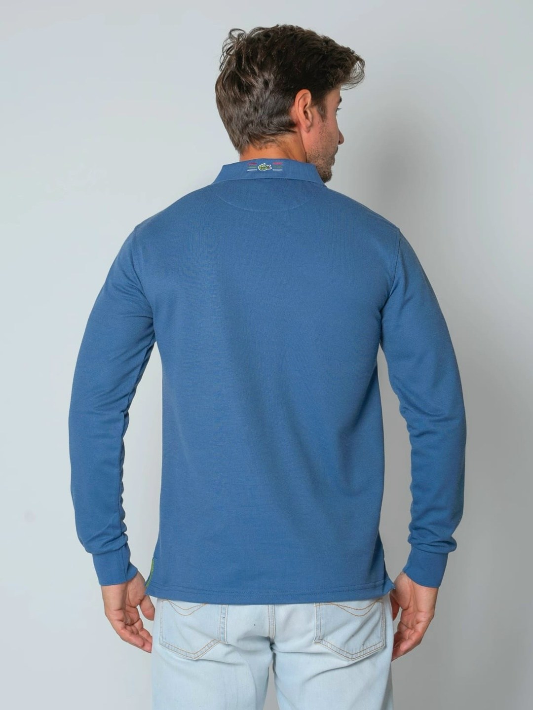 поло с длинными рукавами,lacoste белый,long sleeve polo shirt lacoste,кофта белая мужская,мужская мода