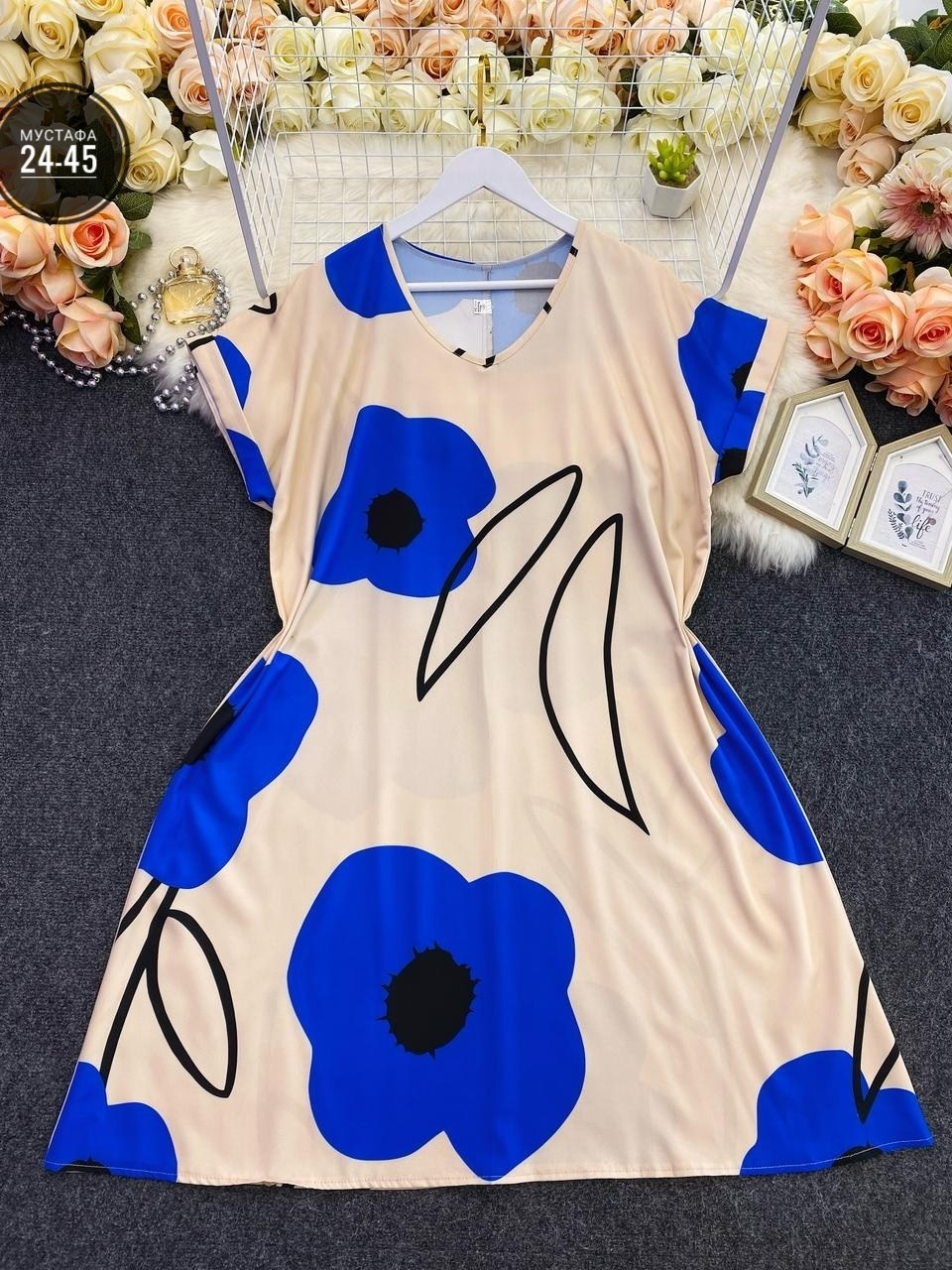 женское летнее платье,платье женская,платье cвободного кроя,женское платье больших размеров,платье туника