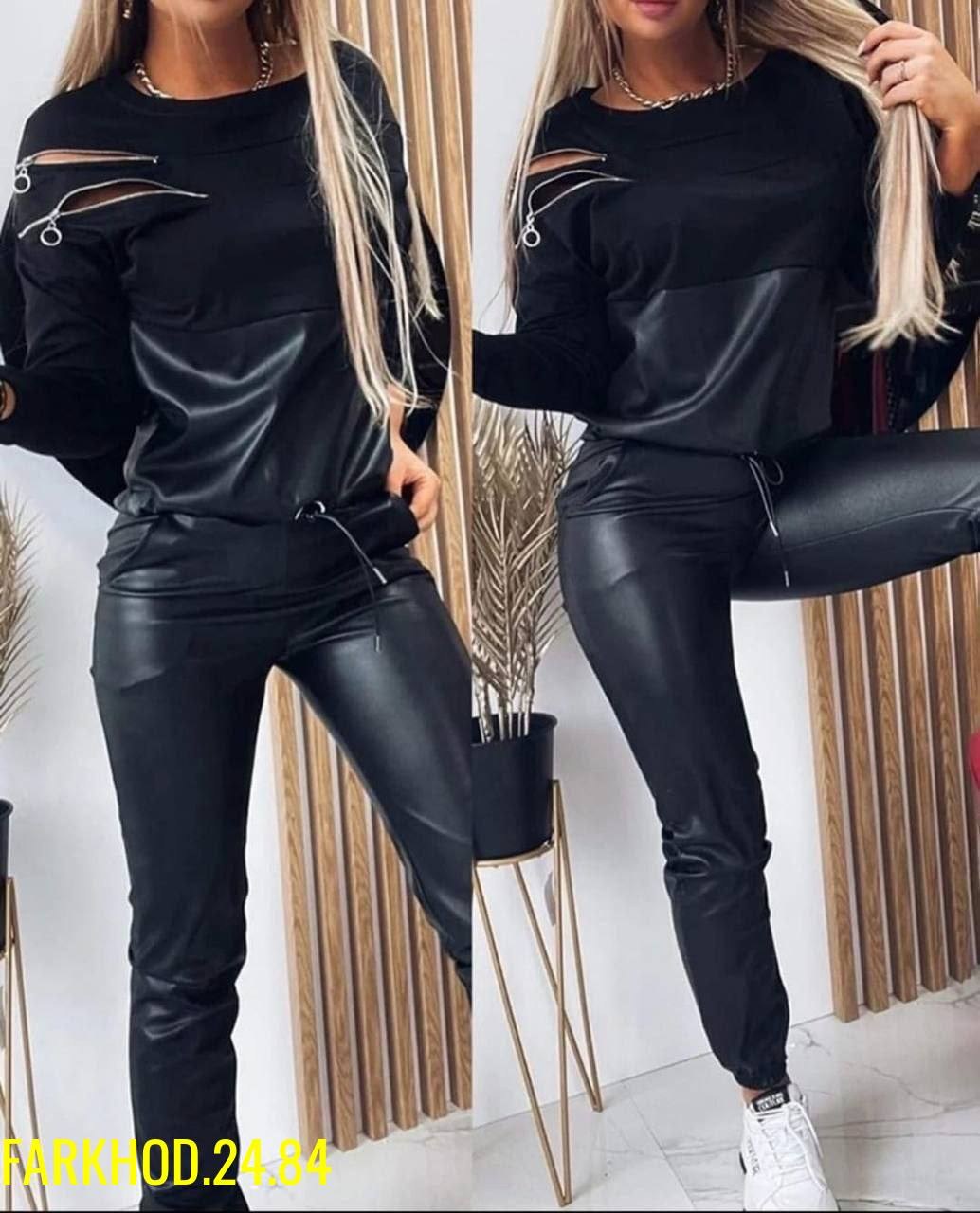 костюм двойка эко кожа,костюм из экокожи,костюм из экокожи женский,женский костюм экокожа,костюм экокожа