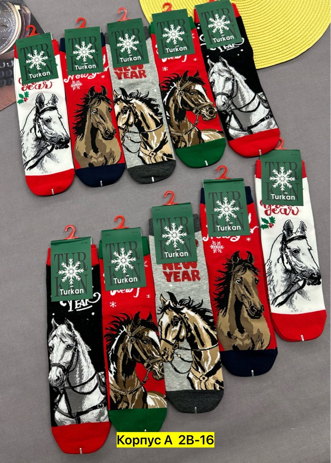 носки мужские новогодние с принтом год символа 2026,носки комплект 5 пар размер 41-46 новогодние,носки новогодние с принтом набор turkan,носки мужские новогодние символом года 2026,носки мужские