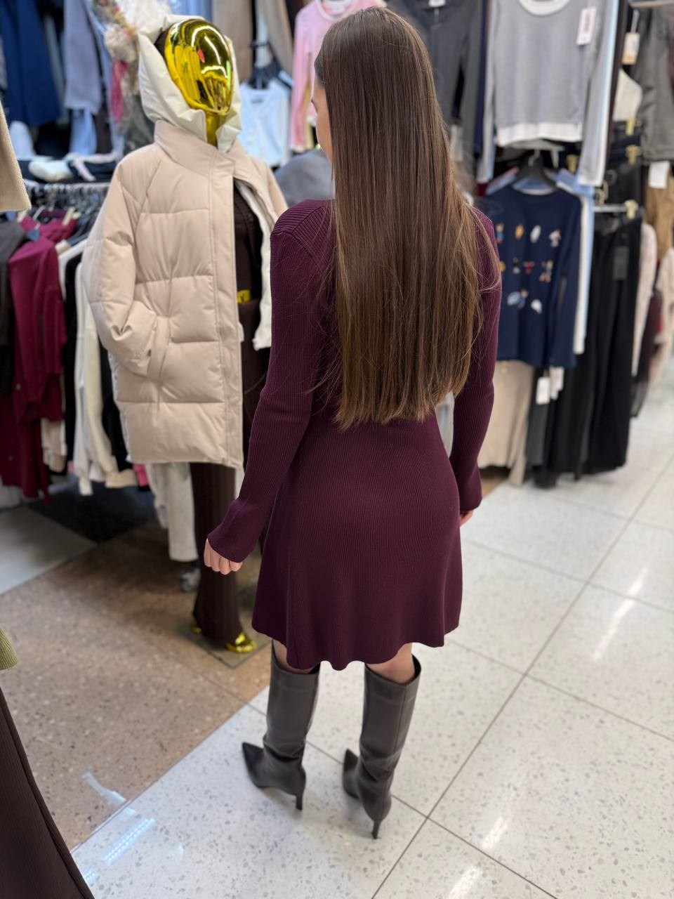 вязаное платье,стильное платье,женское платье,платье,трикотажные платья для женщин