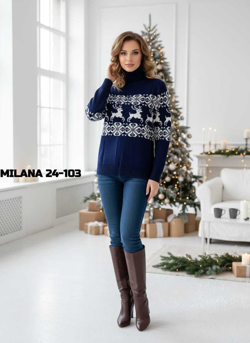 свитер с оленями женский,свитер с оленями,свитер с оленями "сибирь" размер 46 женский синий,свитер женский,свитер зимние