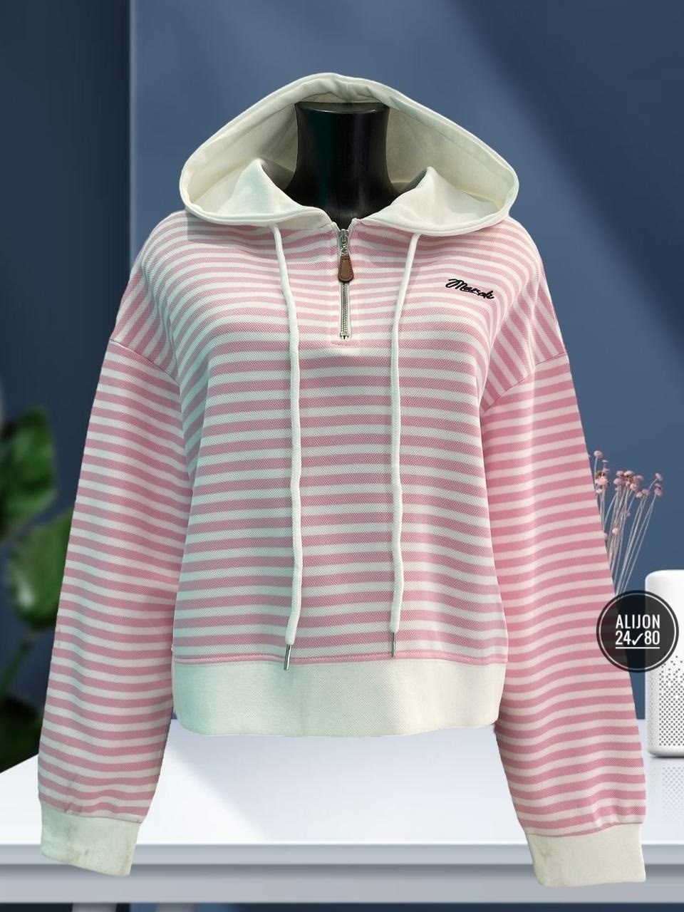кофта до талии,полосатая толстовка,толстовка женская,толстовка в полоску,женская кофта