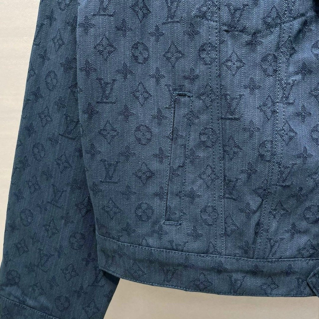 джинсовка луи виттон,louis vuitton monogram denim jacket,куртка джинсовая louis vuitton,джинсовые куртки,мужская джинсовая куртка louis vuitton