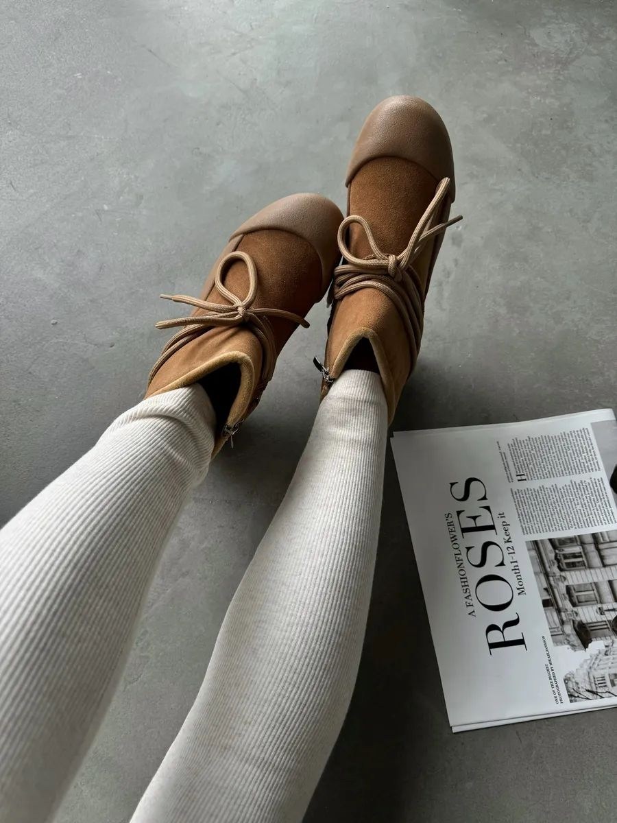 , женская зимняя,зимние ботинки inuikii classic low platform коричневый,зимние ботинки женские,зимняя