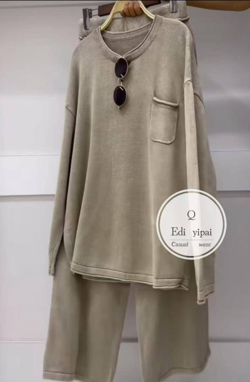 женский спортивный костюм из свитшота и брюк с широкими штанинами,повседневный костюм,костюм трикотажный,спортивные костюмы,спортивные костюмы оверсайз