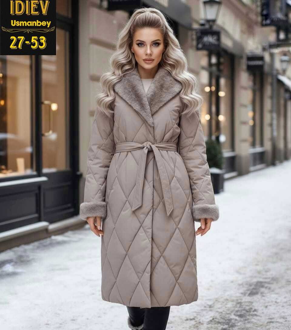 модные пуховики,зимнее стеганое пальто,женский пуховик,зимнее пальто,пальто длинное с капюшоном норка maxadorre
