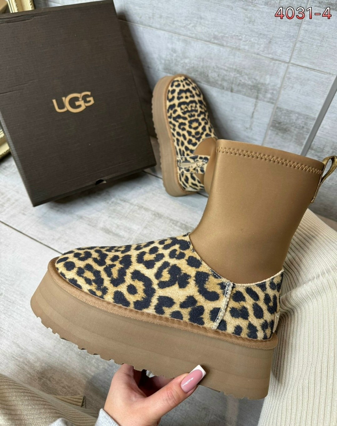 угги женские,леопардовые угги,угги,ugg женские угги леопардовые на платформе,