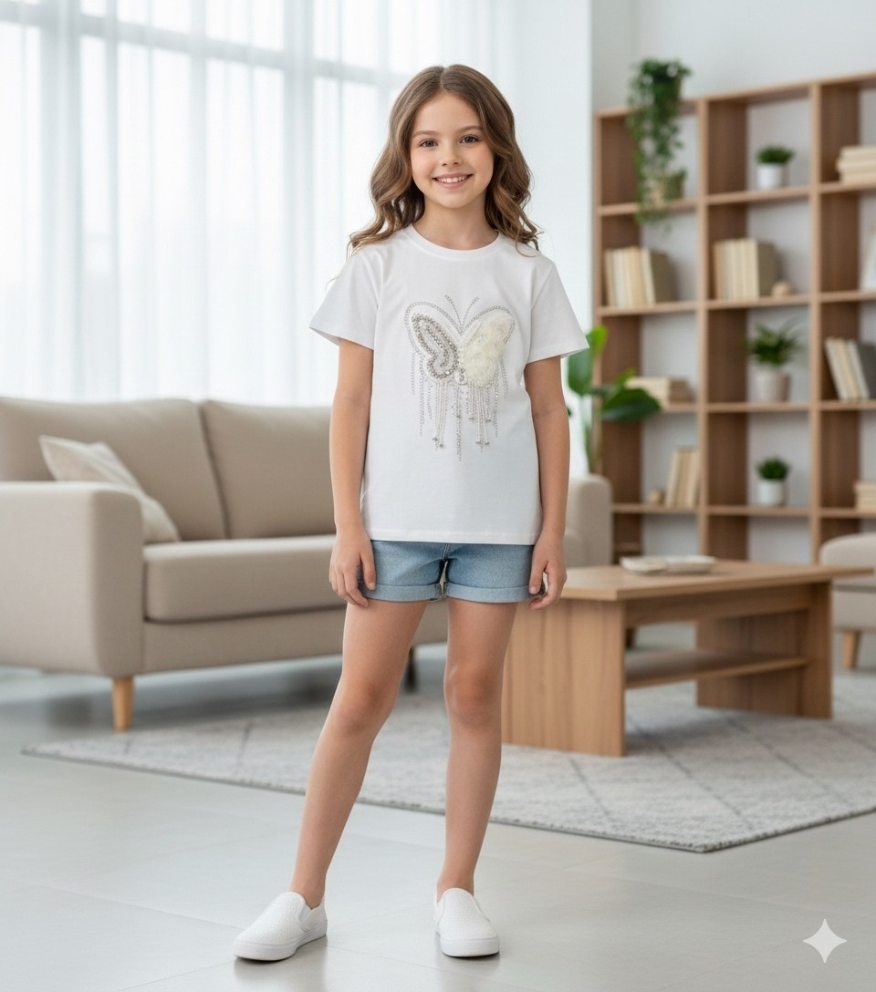 футболка для девочек,футболка детская,футболка для девочек crockid,детская футболка для девочки,бежевая футболка