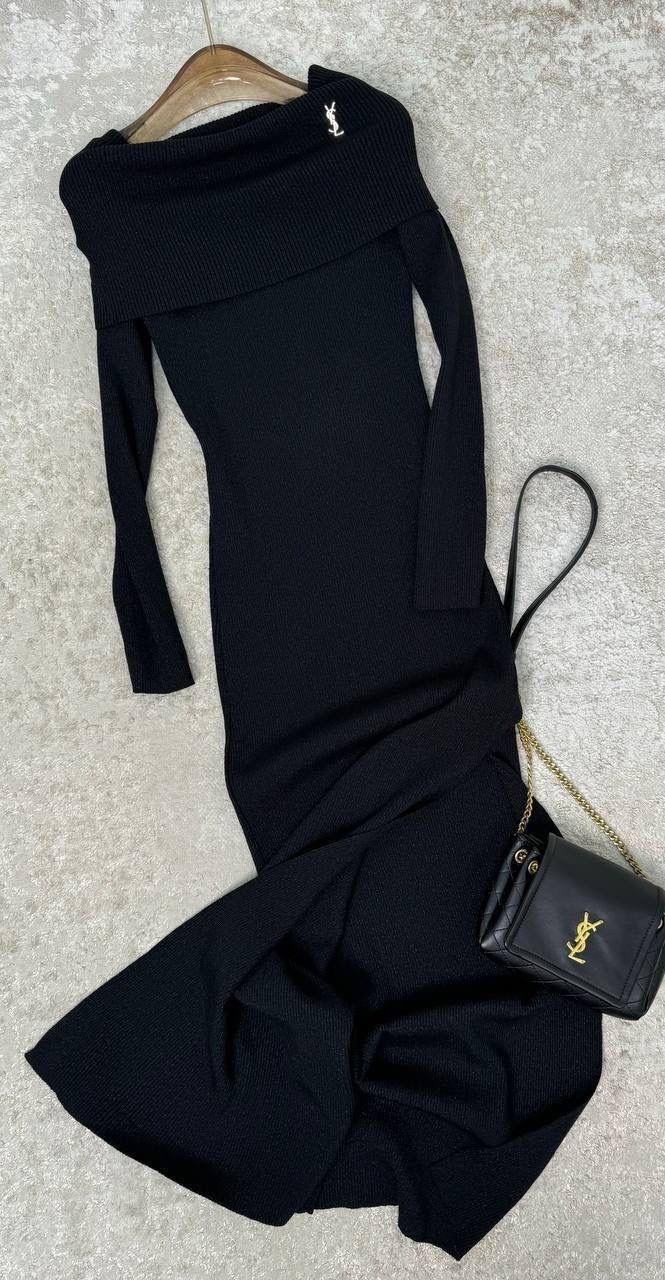 платье с открытыми плечам,черное платье,платье женские,платье,платье вечернее