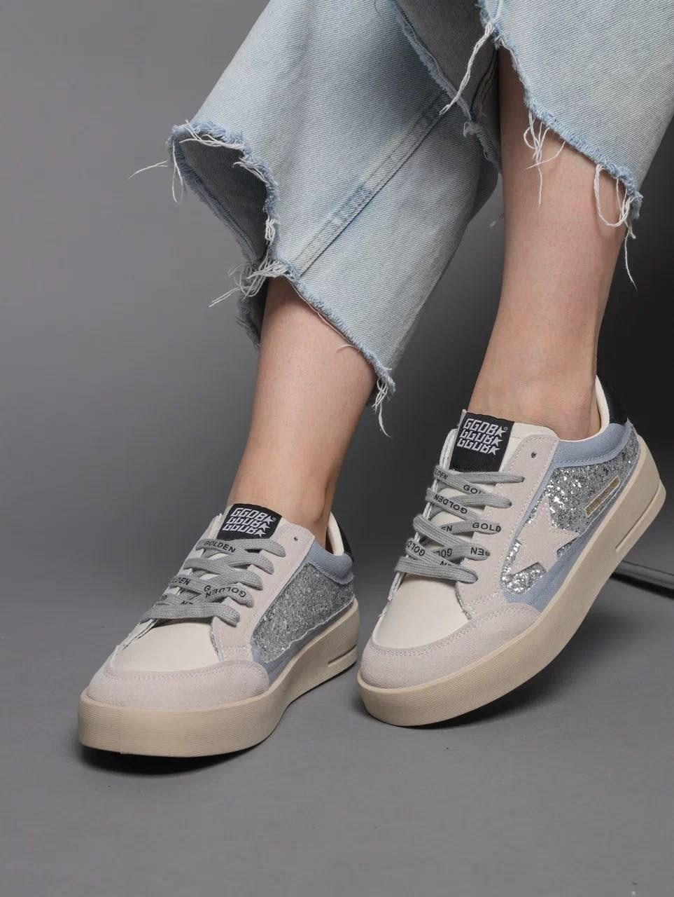 ,кроссовки golden goose с пайетками на платформе,кеды женски,женские кеды,кеды голден гус