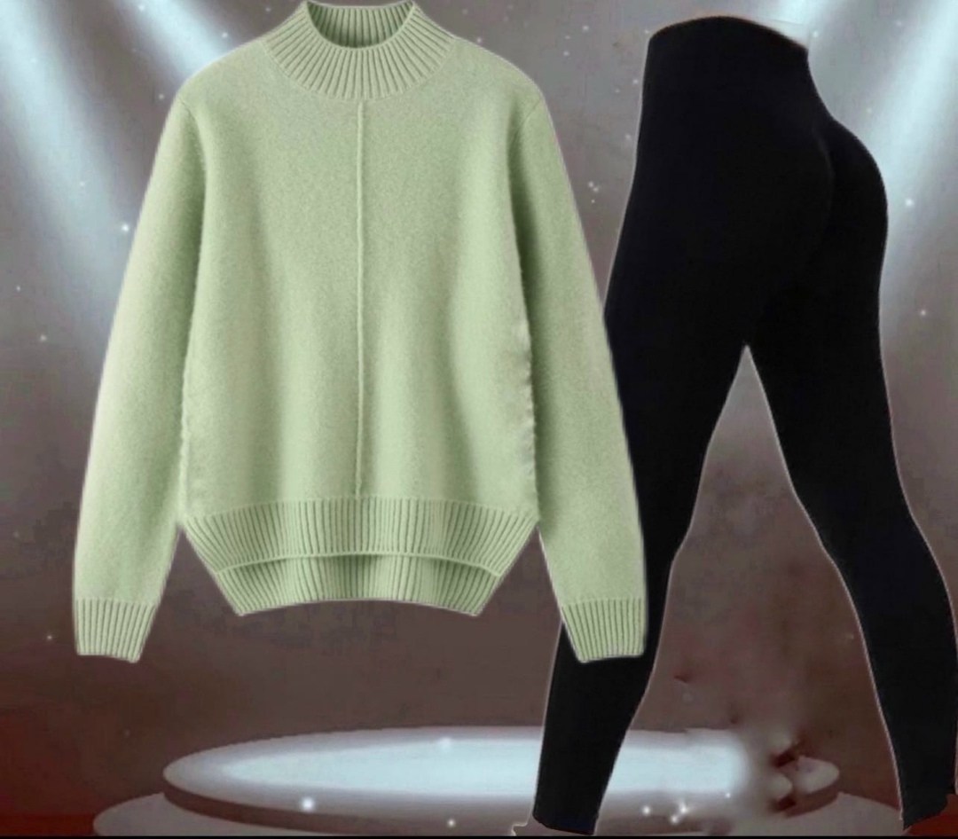 свитер под лосины,легинсы женские,леггинсы теплые,леггинсы в рубчик из шерсти и кашемира sd-700,женские леггинсы