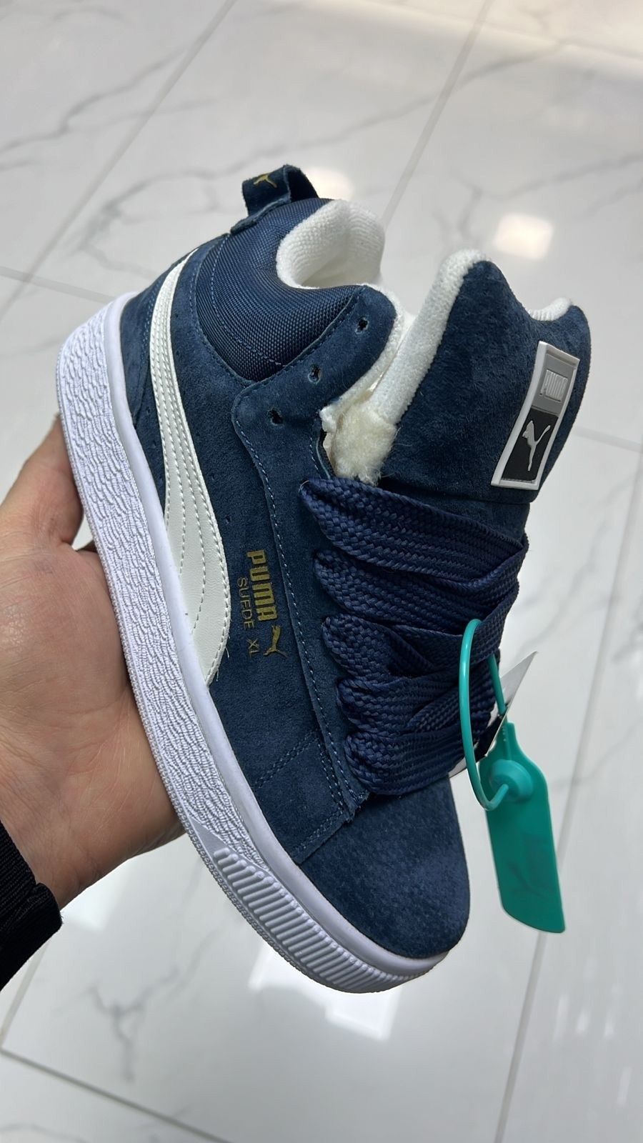 кроссовки черные мужские зимние puma suede xl,зимние кроссовки puma,кроссовки зимние puma suede "black/white",зимние мужские и женские кроссовки puma,кроссовки puma