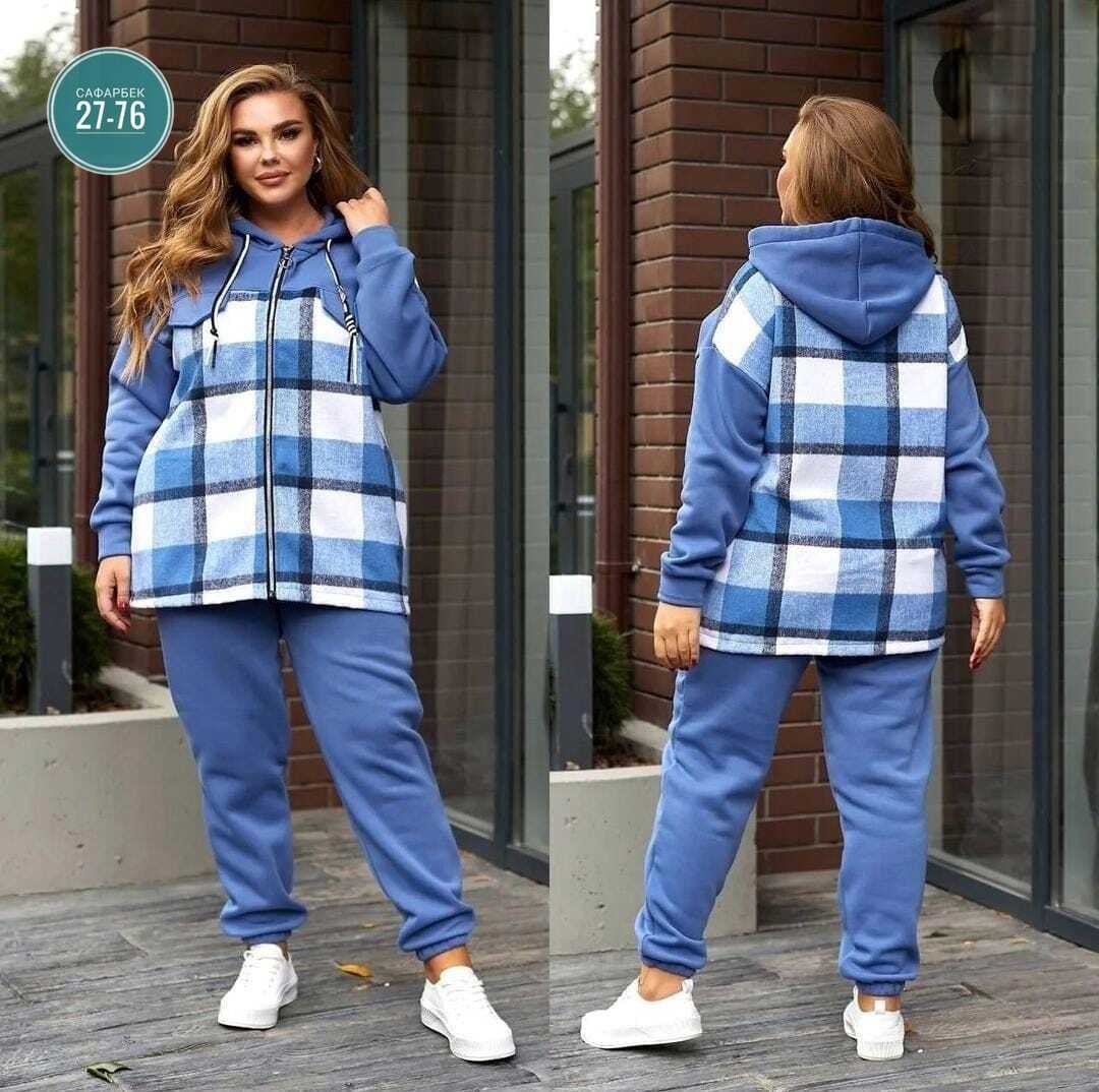 женский спортивный костюм больших размеров,теплый спортивный костюм,костюм двойка флис,теплый женский костюм плдс сайз,спортивные костюм
