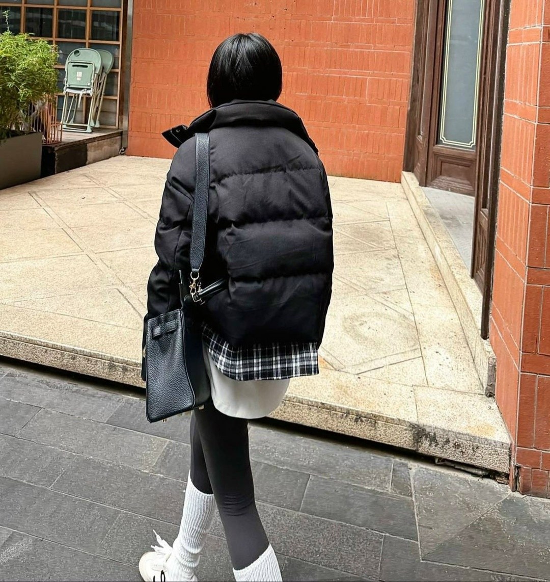 модные пуховики,женская зимняя куртка,женская зимняя плотная короткая куртка-пуховик,куртка женская,короткий пуховик