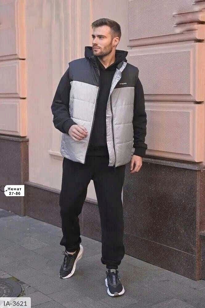 спортивный костюм тройка с жилеткой,костюм спортивный,спортивный костюм тройка,спортивный костюм с безрукавкой мужской,спортивный костюм nike тройка