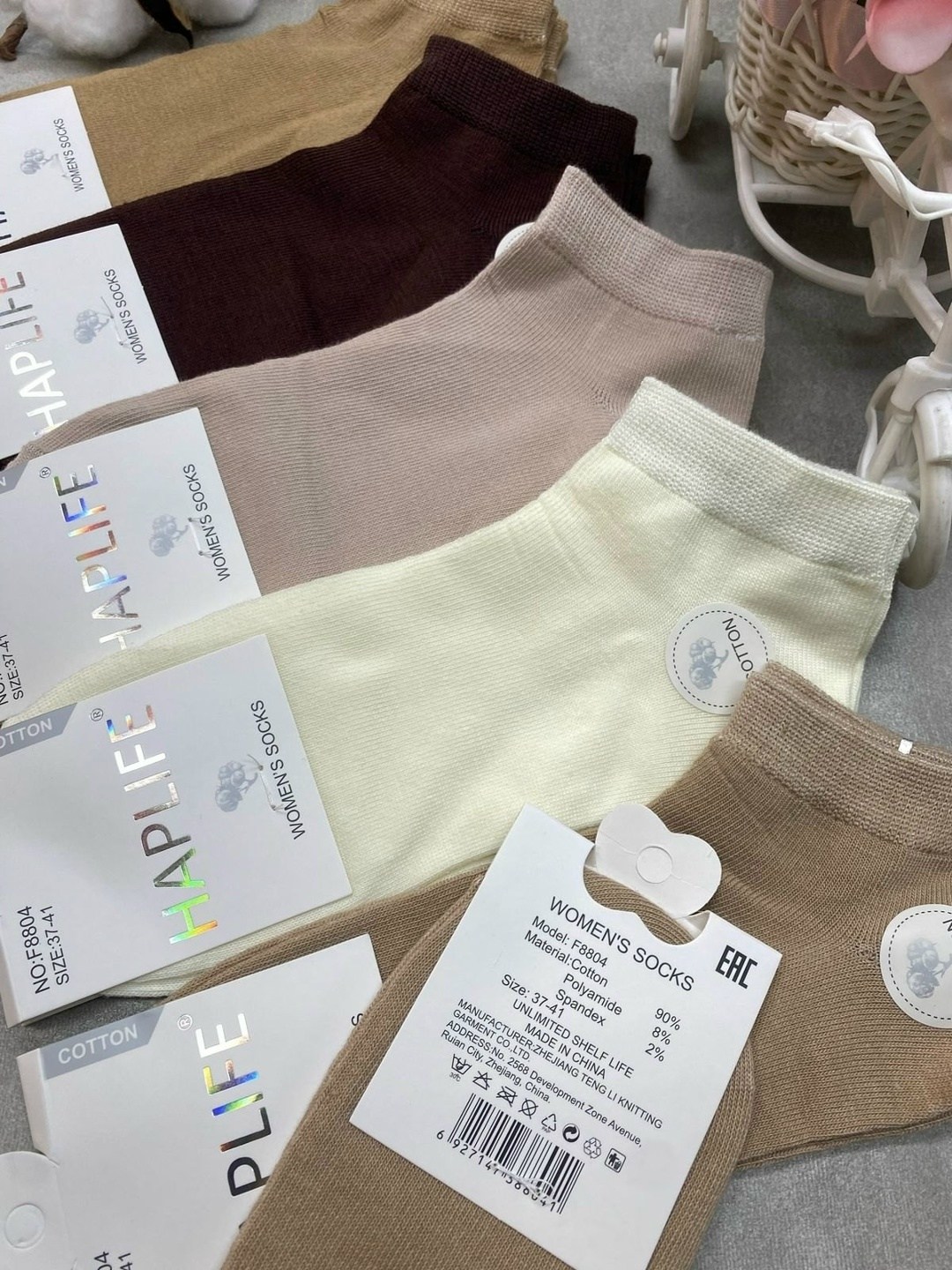 носки женские 10 пар,носки женские,носки женские 10 пар разного цвета,носки женские короткие набор 10 пар хлопок,носки женские короткие