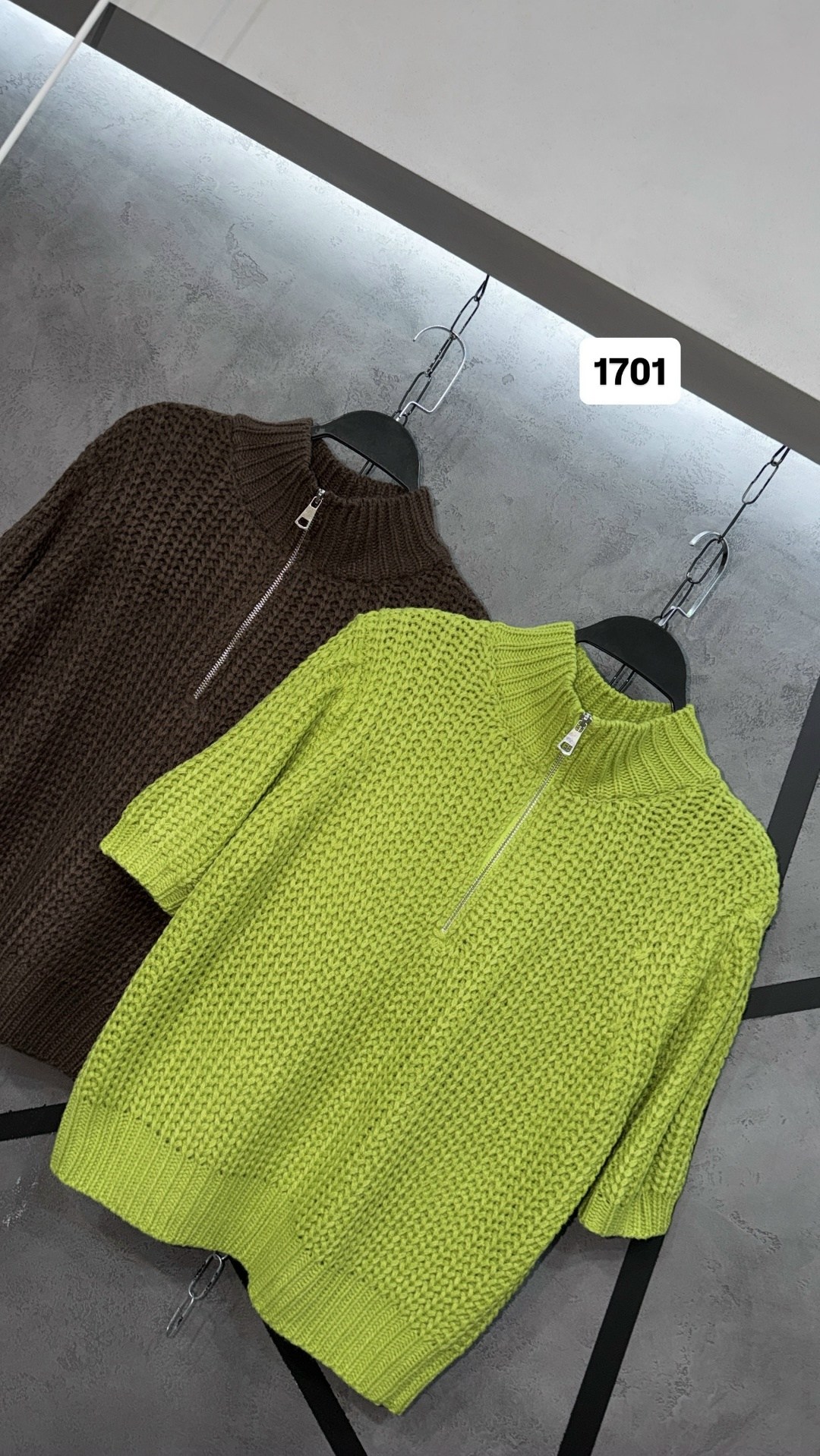 трикотажный джемпер,вязаный свитер,женский свитер,свитер,вязаный джемпер с воротником-стойкой на молнии