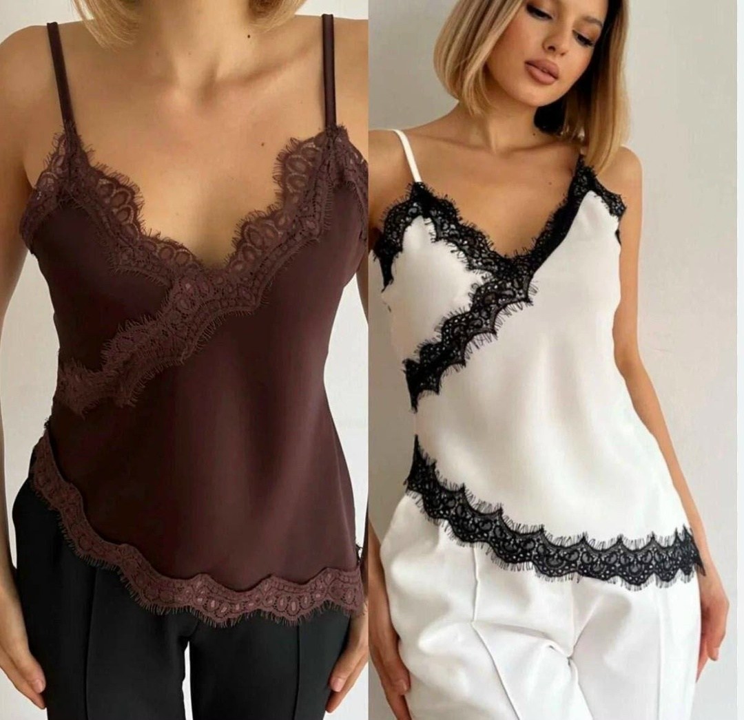 топ с кружевом,шелковая майка на бретельках с кружевом,топ шелковый,майка на бретельках с кружевом,топ на бретелях с кружевом