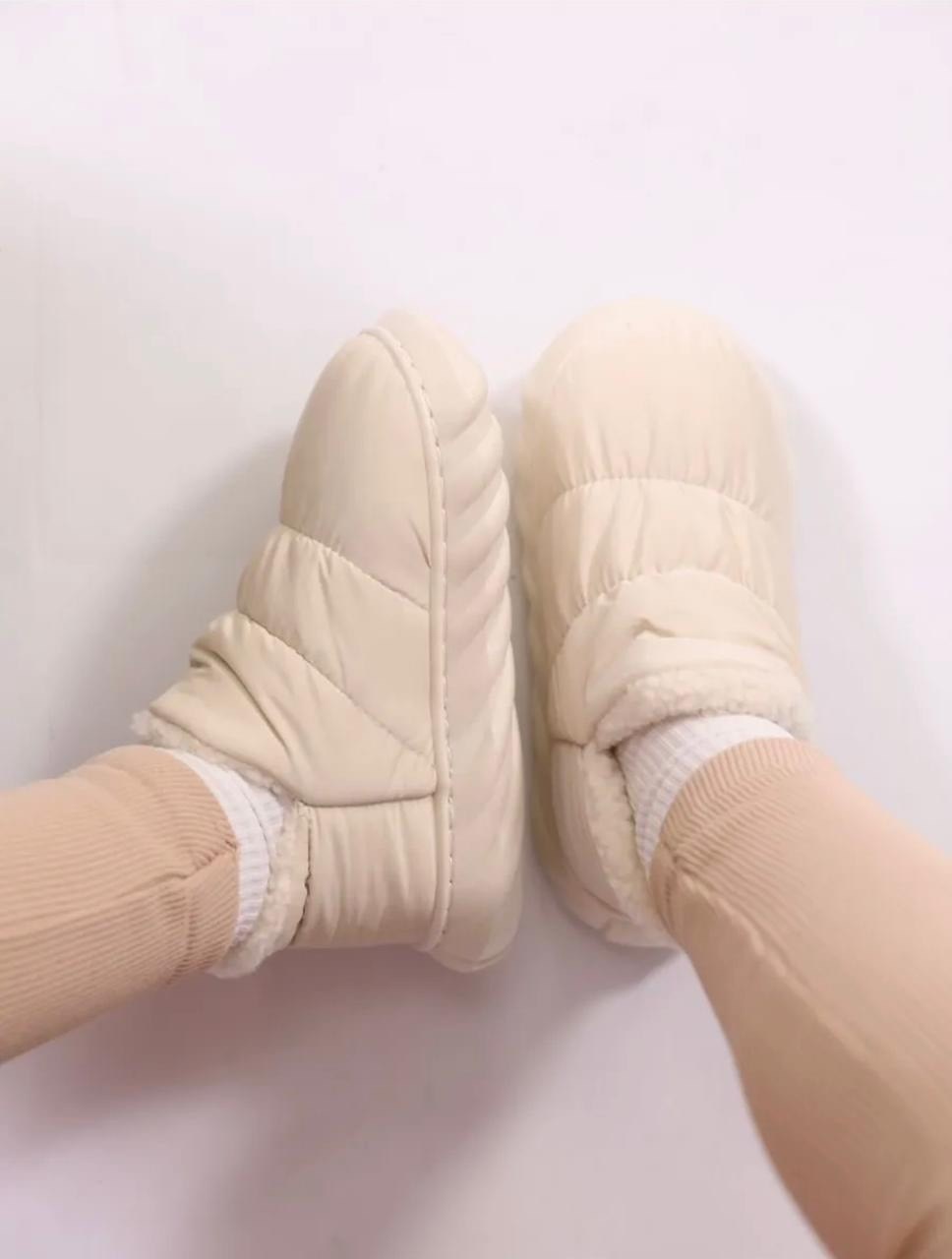 угги зимние дутики короткие emelina shop цвет бежевый, молочный,,дутики,угги зимние дутики короткие emelina shop, женская