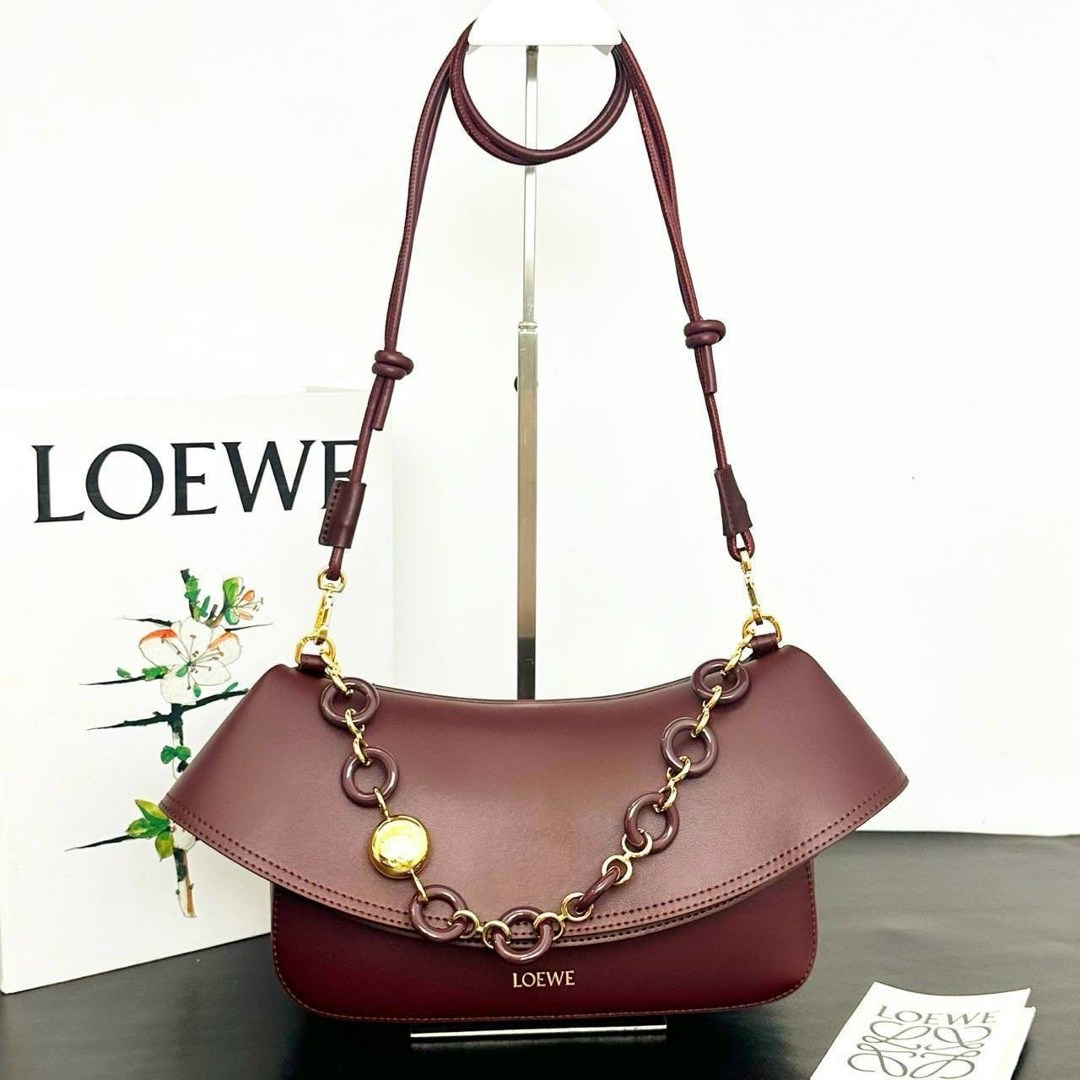 сумка женская loewe цепь комбинированная loewe 506104765,сумка,loewe сумка,сумка женская,женская сумочка