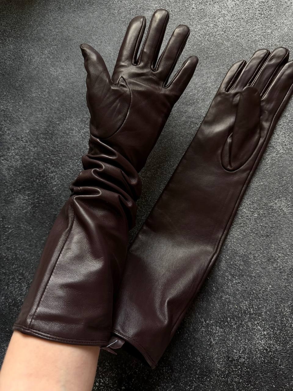 перчатки длинные,коричневые женские перчатки,кожаные перчатки eleganzza,long leather gloves,кожаные перчатки