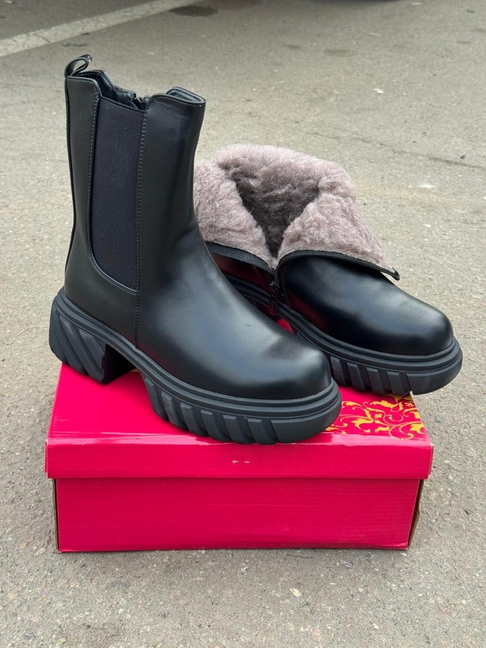 ,челси  зимняя,ботинки женские челси,ботинки зимние челси на платформе,ботинки женские