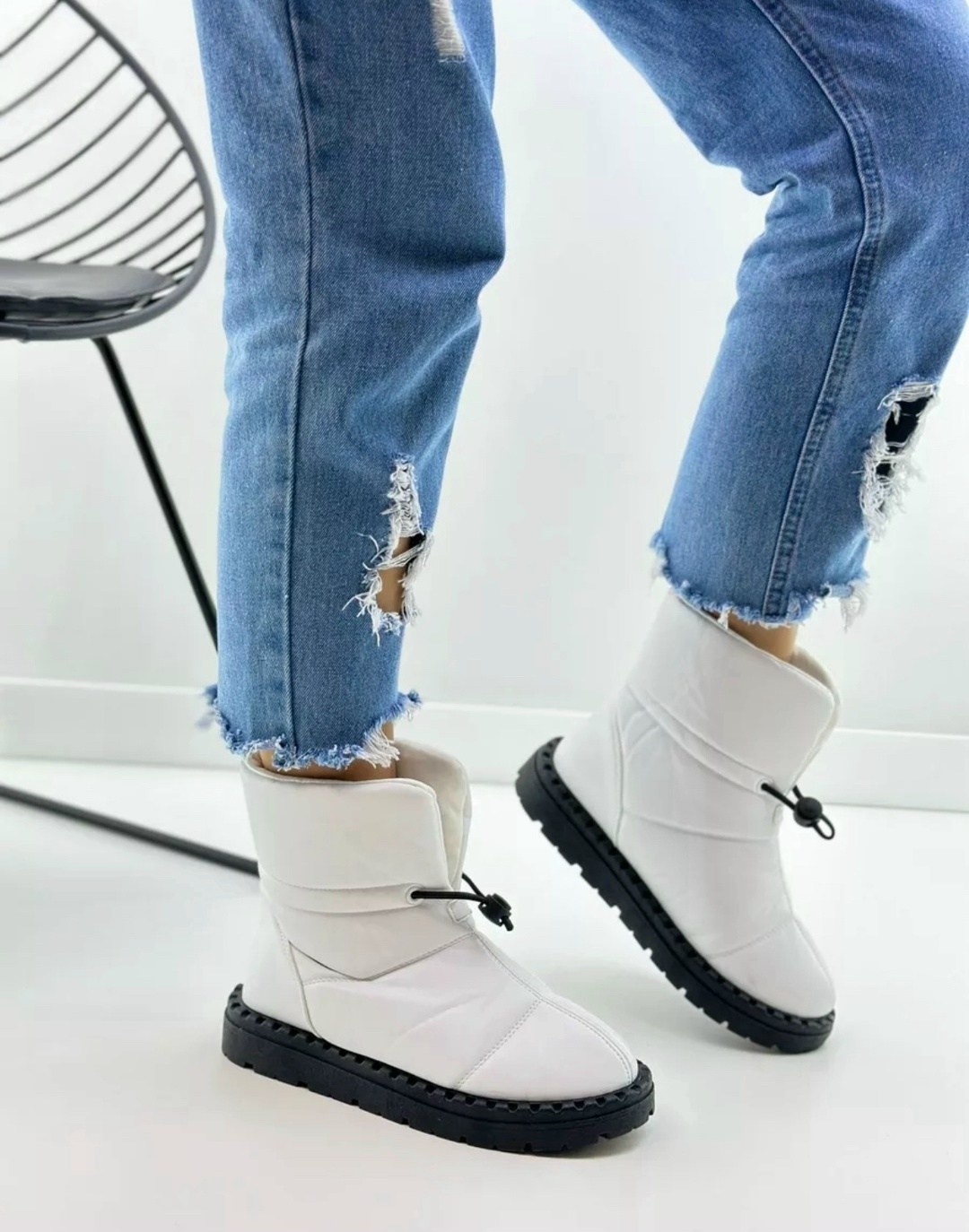 дутики женские,женские зимние дутики,,nobbaro дутики женские белые 36 ru,дутики