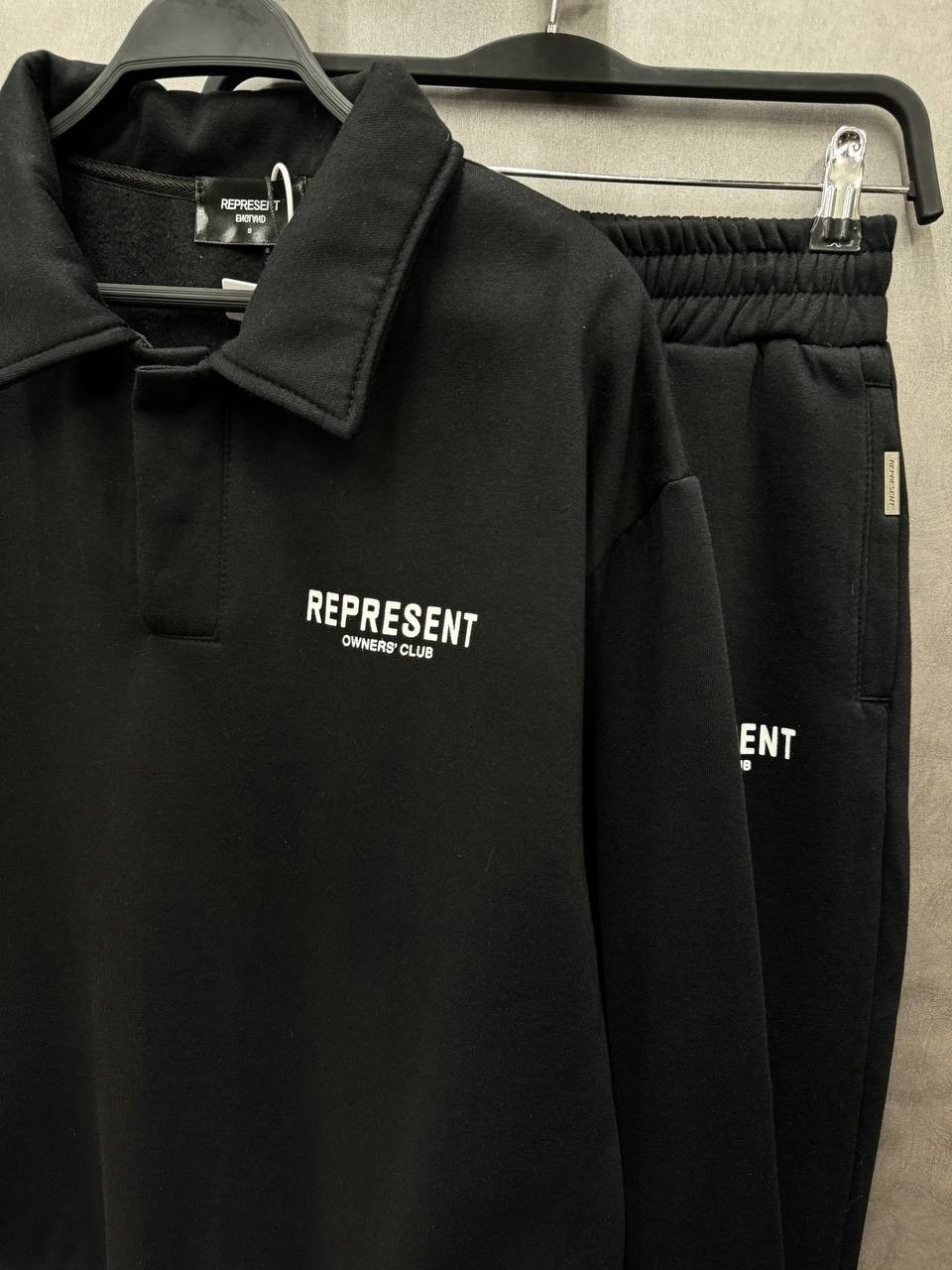 мужская кофта,свитшот represent,поло свитшот,мужские свитшоты,толстовка поло