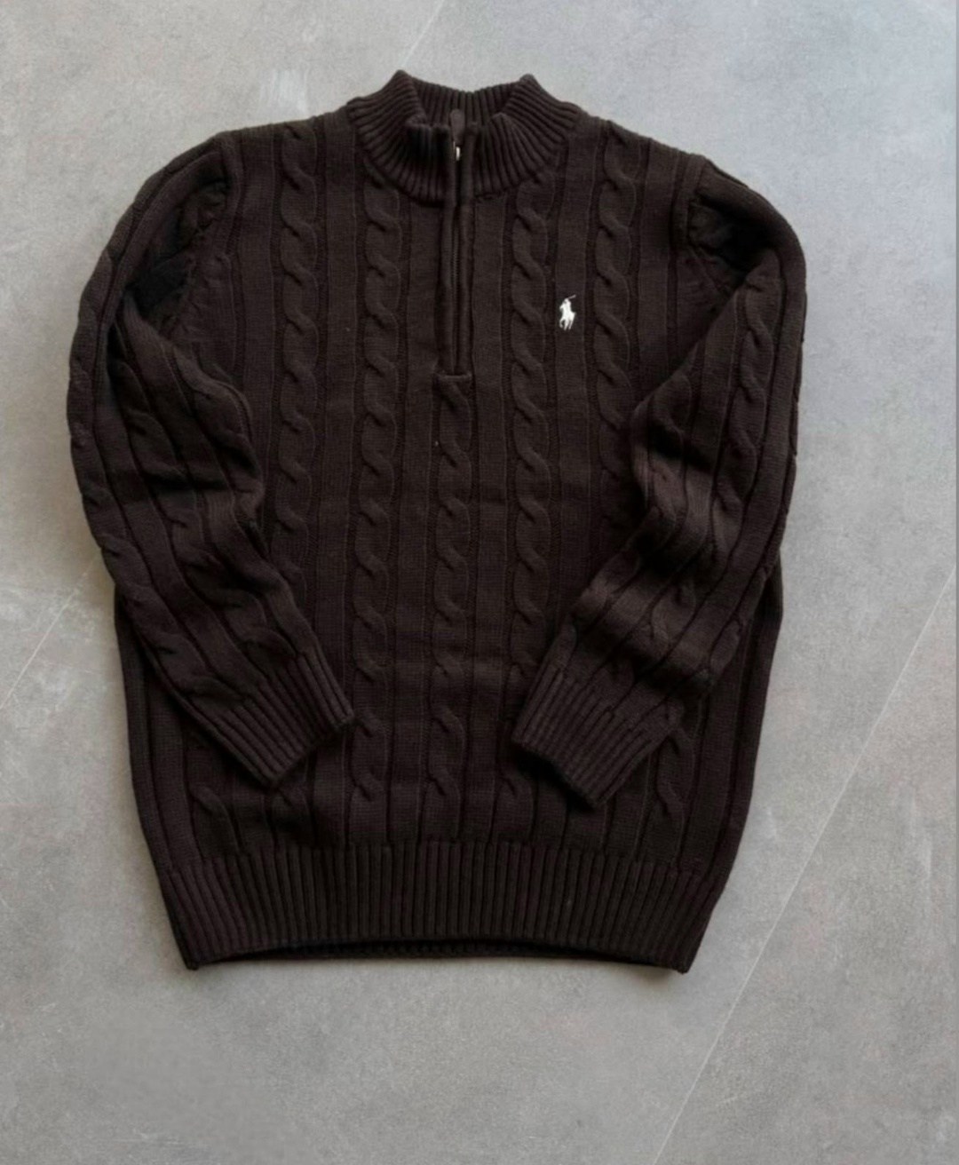 свитер polo ralph lauren,свитера мужская,свитер мужской polo ralph lauren вязаный с воротником на молнии синий,вязаные мужские свитера,свитера поло ральф лорен мужские