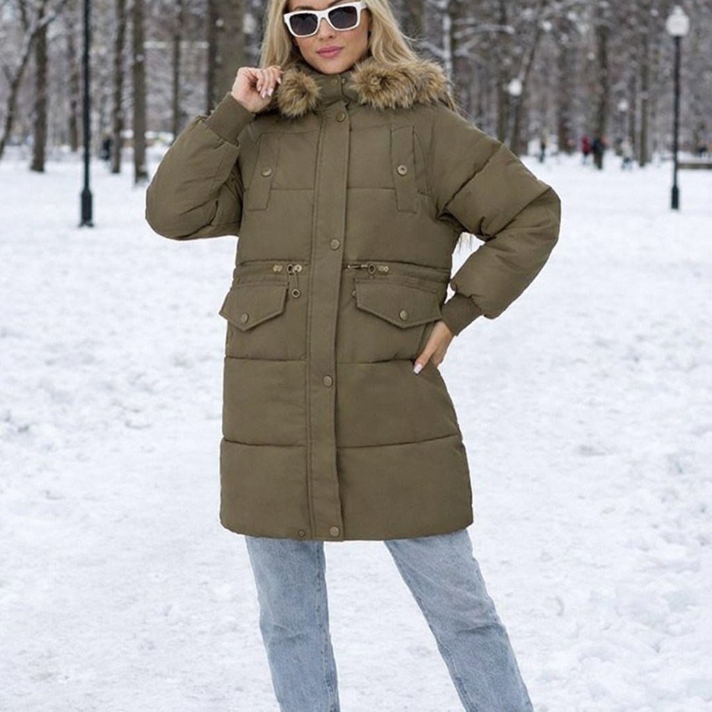 пуховик зимний длинный с капюшоном bright*life,женская зимняя куртка,зимняя куртка и пуховик,женская куртка зима,зимняя куртка