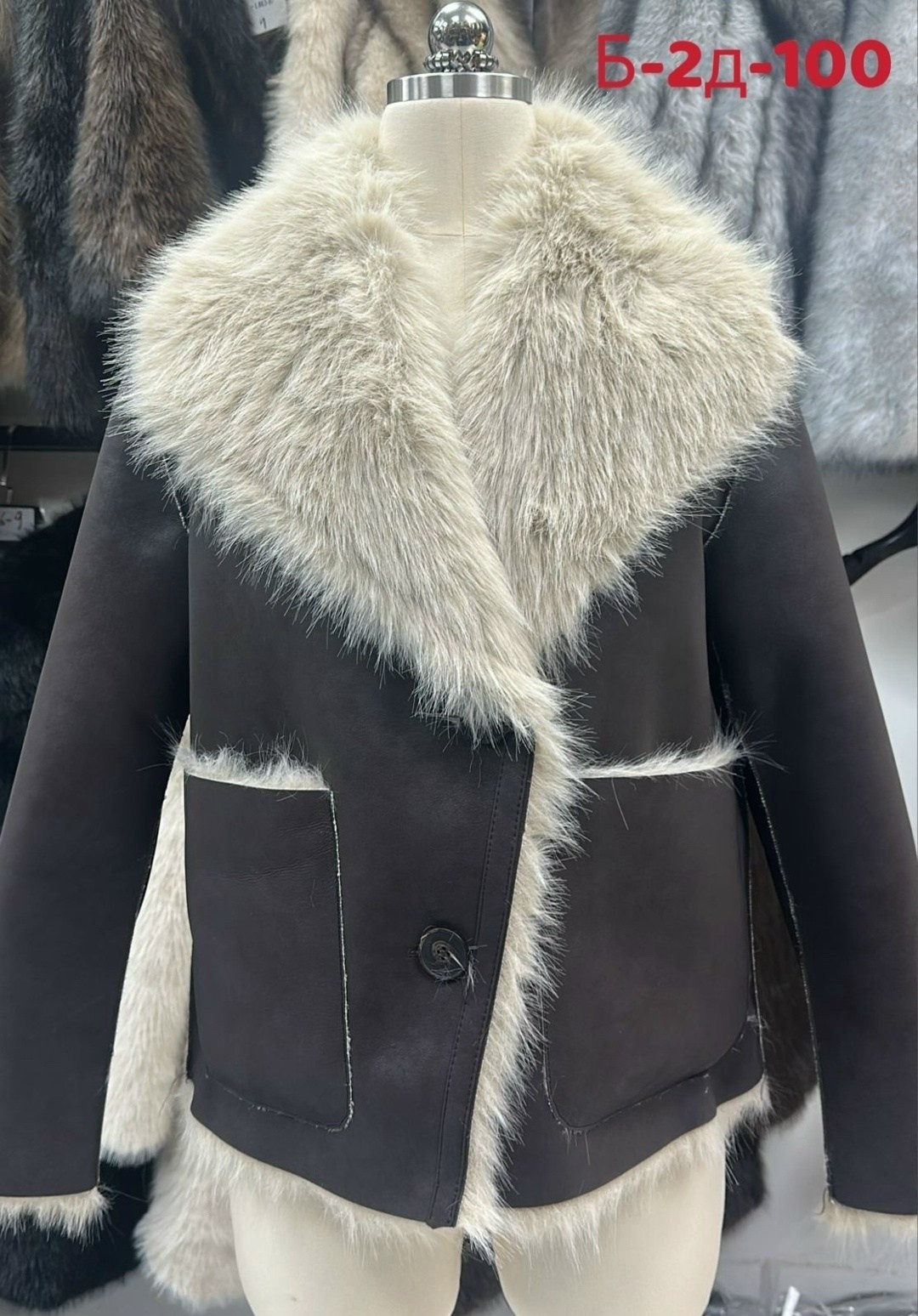 дубленка fendi,дубленка зимняя,дубленка женская,дубленка женская vespucci,дубленка фенди с мехом