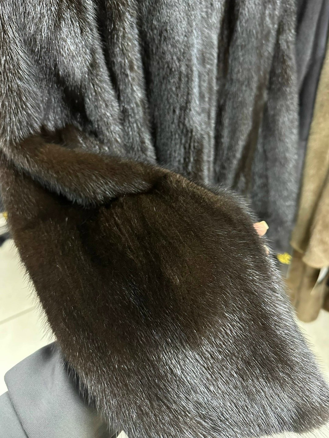 шуба норковая,шуба норка,шуба норковая бабочка 50-52-54,шуба,шуба no name норка размер 52/54 коричневый