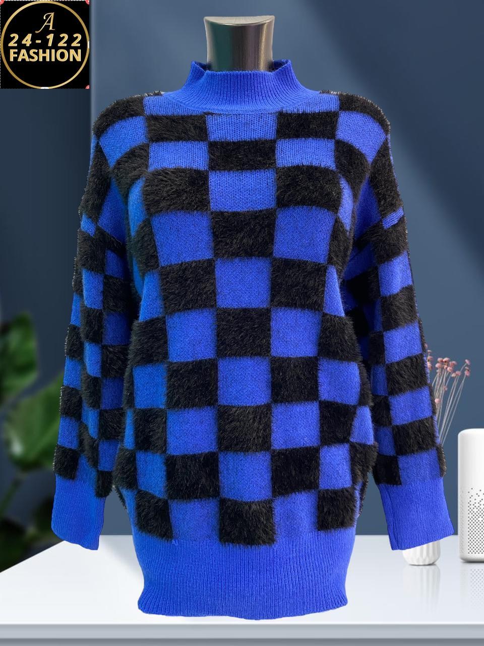 свитера женские,свитер модный,женская кофта,свитер в клетку,стильный свитер