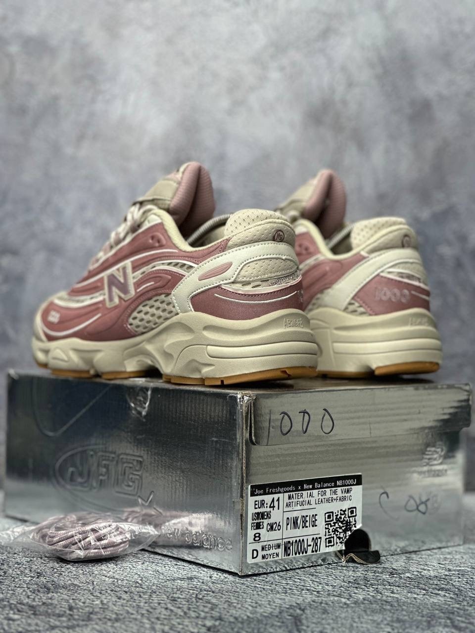 кроссовки new balance 1000,кроссовки joe freshgoods x new balance 1000 бежевый/розовый,joe freshgoods x new balance 1000 "pink mink",кроссовки new balance,new balance 1000