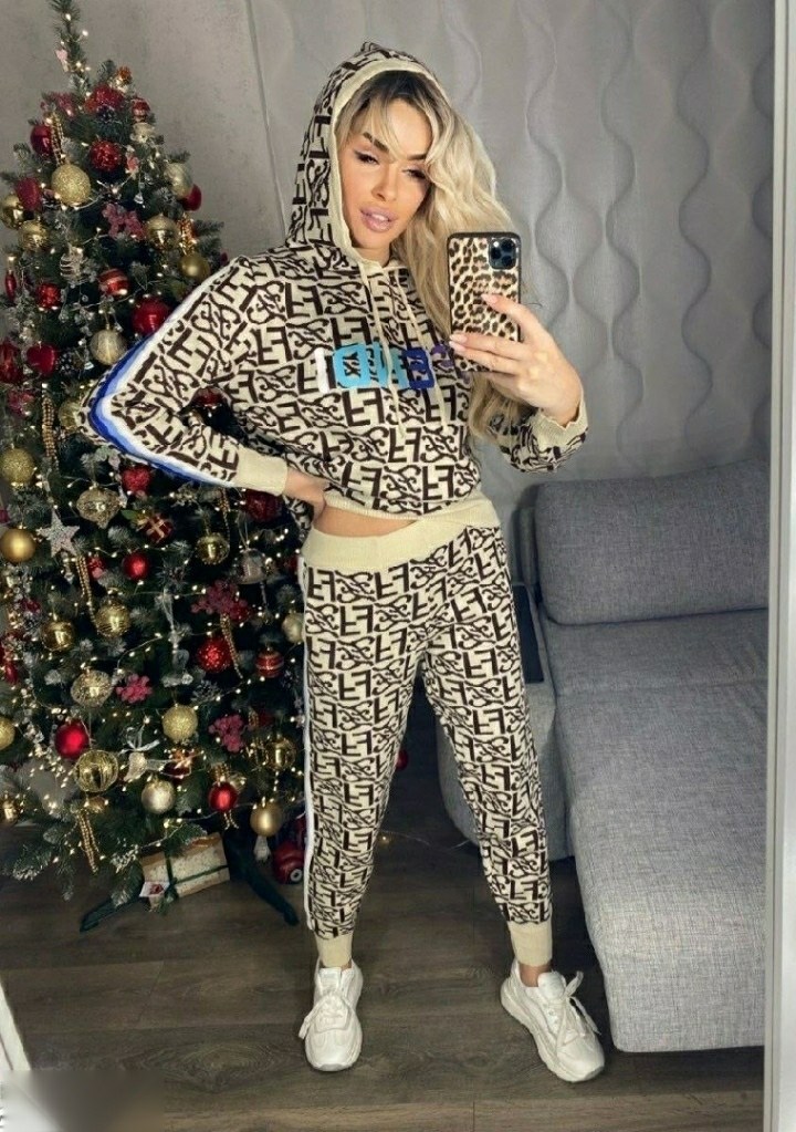 спортивный костюм трикотаж,женские спортивные костюмы,костюм fendi,костюм двойка,костюм трикотаж