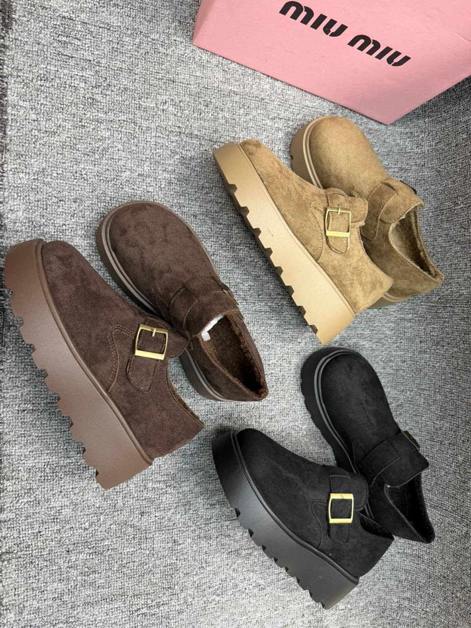 , повседневные,модные женские туфли на плоской подошве с меховой платформой,замшевые женские туфли-лоферы на платформе,женская