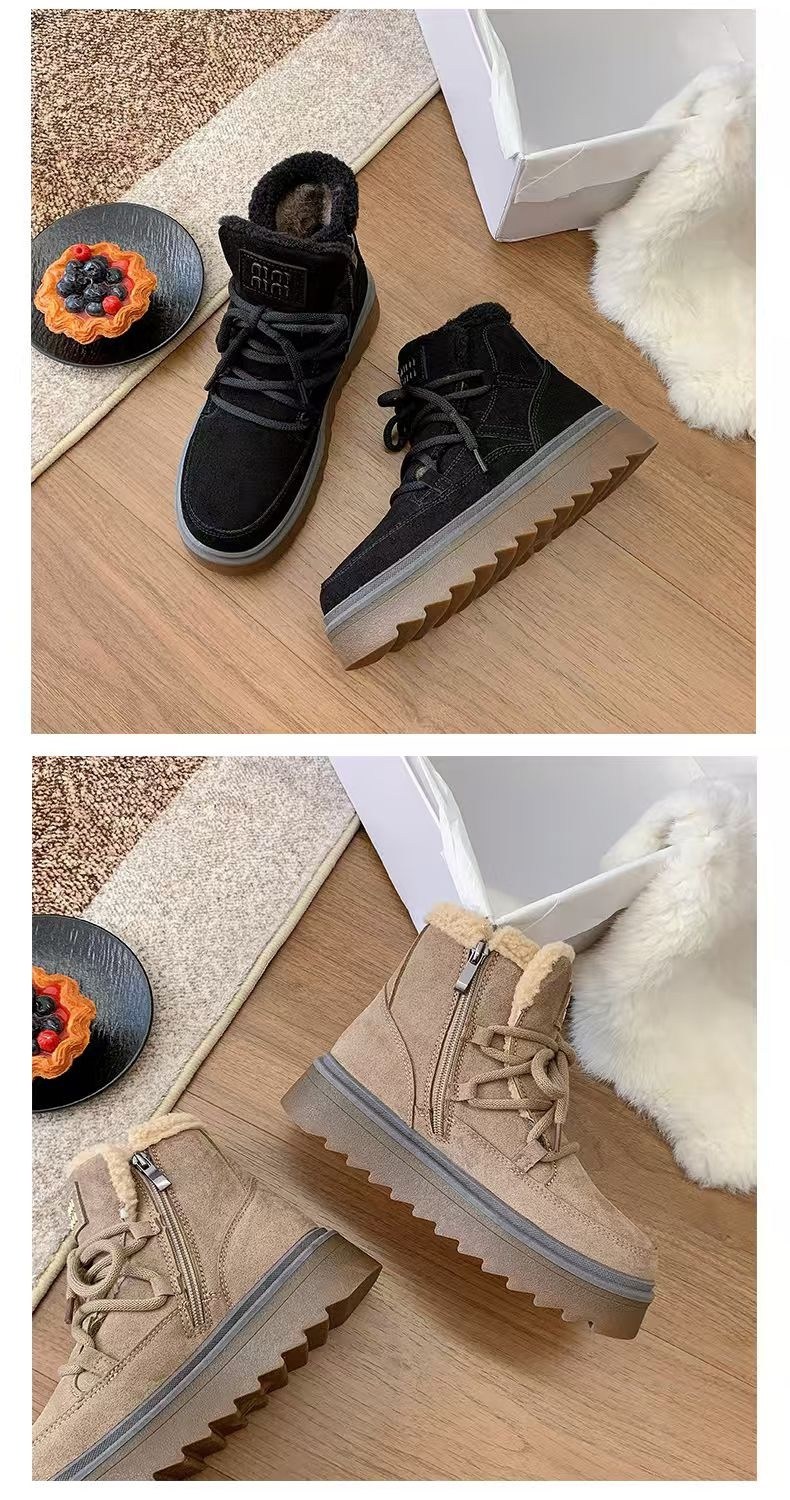 зимняя женская  из коровьей замши,женские зимние ботинки из коровьей замши на платформе,женская зимняя ,,новые утепленные и теплые женские зимние ботинки