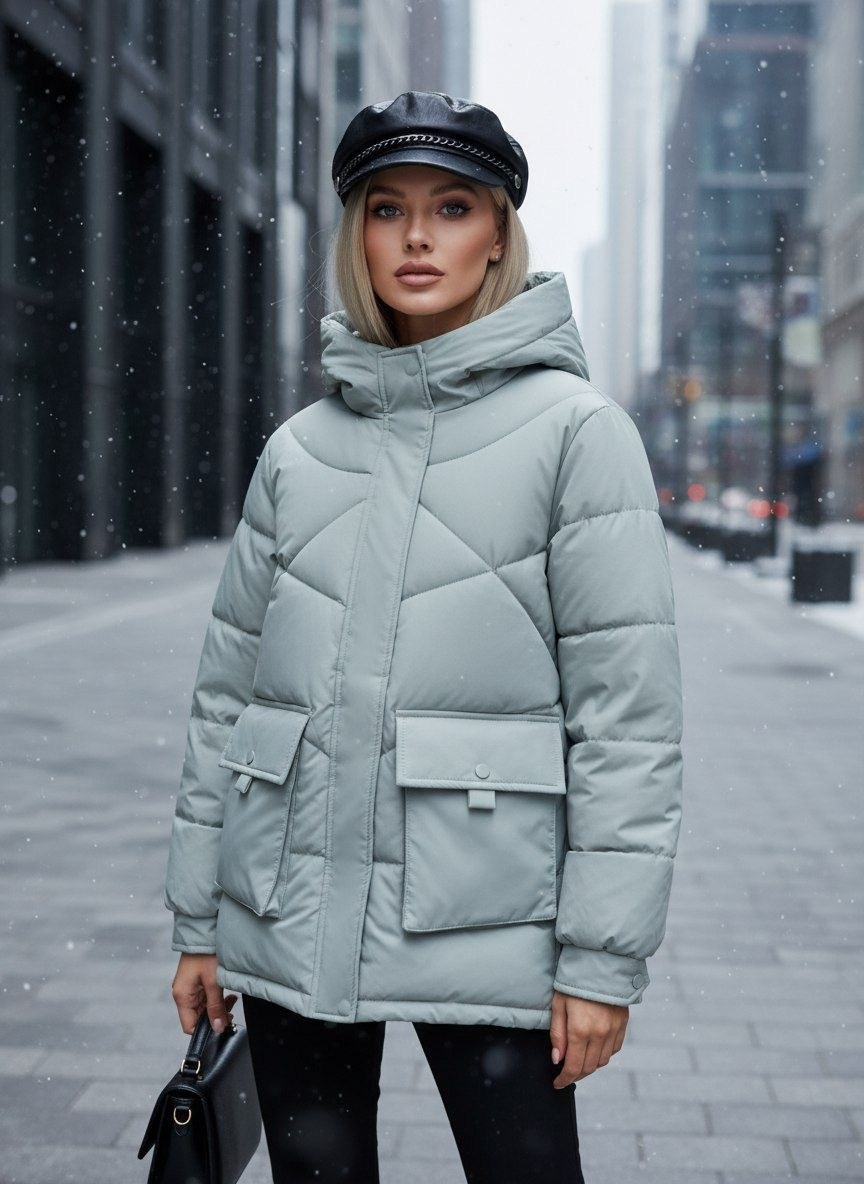 бежевый пуховик,оверсайз куртка,пуховик,короткий пуховик,куртка женская