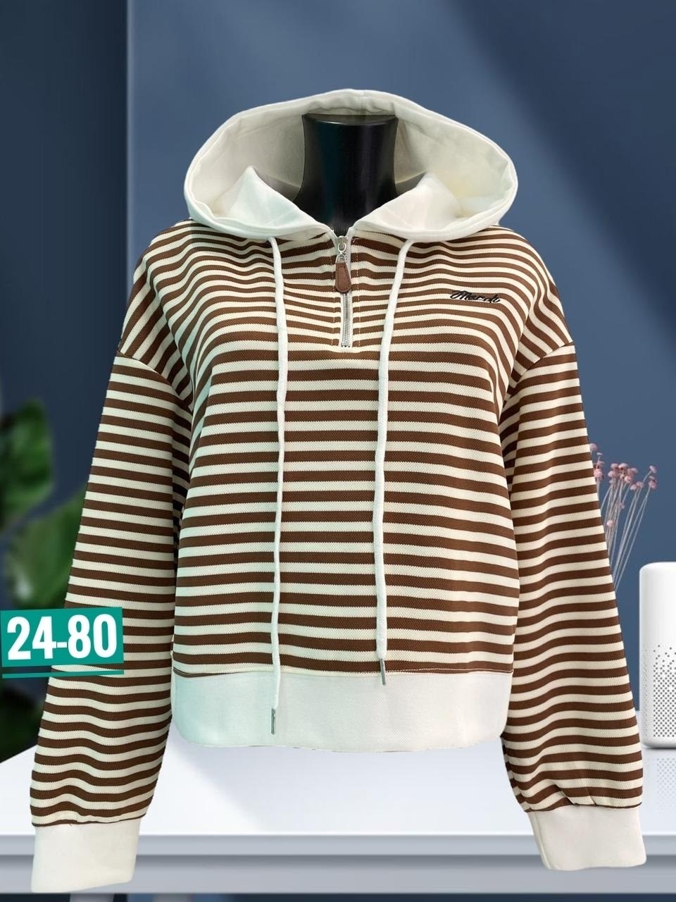 женская кофта,кофта с капюшоном,женское толстовка,полосатая толстовка,кофта с капюшоном женская