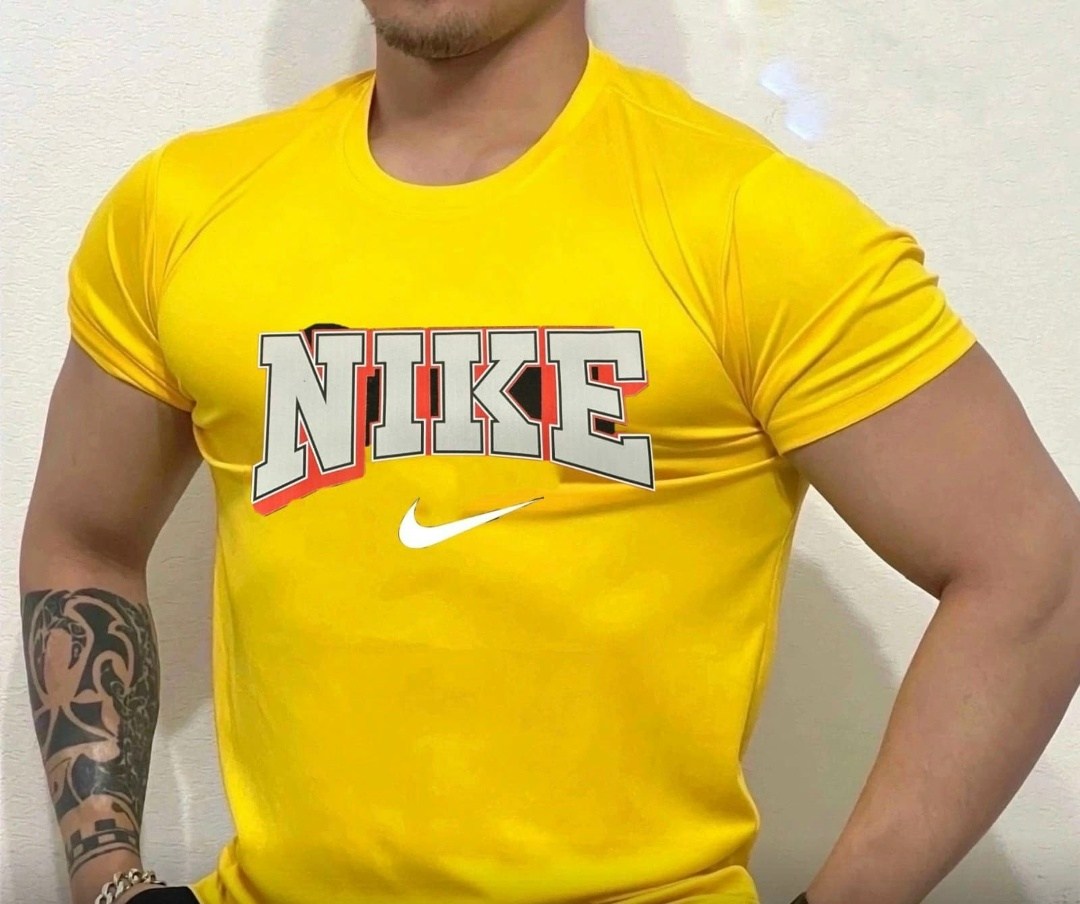 мужская футболка желтая,мужская футболка,майка найк мужская желтая,футболка желтая,футболки и майки