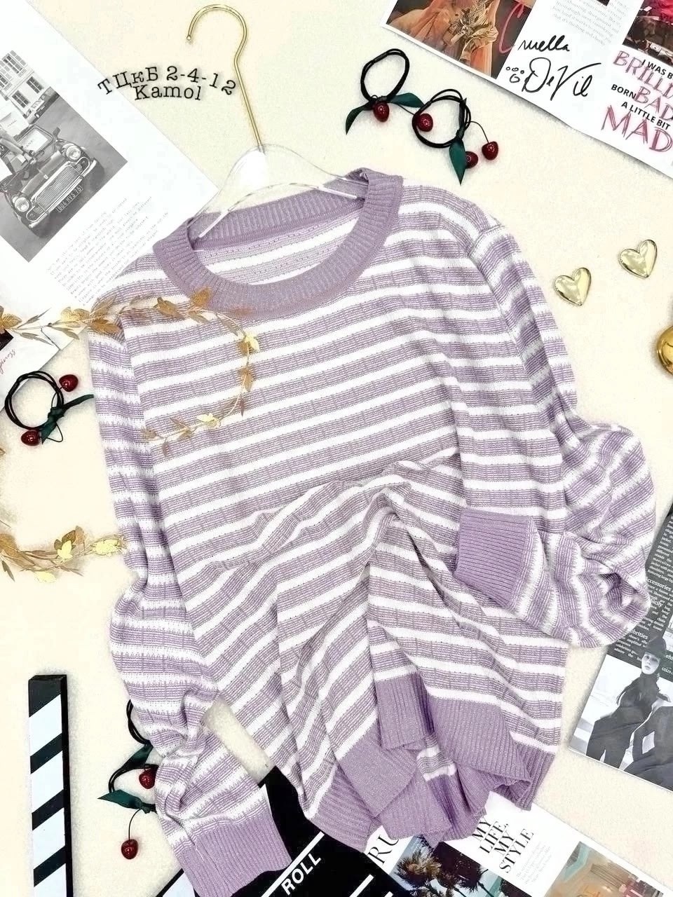 джемпер в полоску,свитер джемпер,трикотажный джемпер,свитер,кофта в полоску